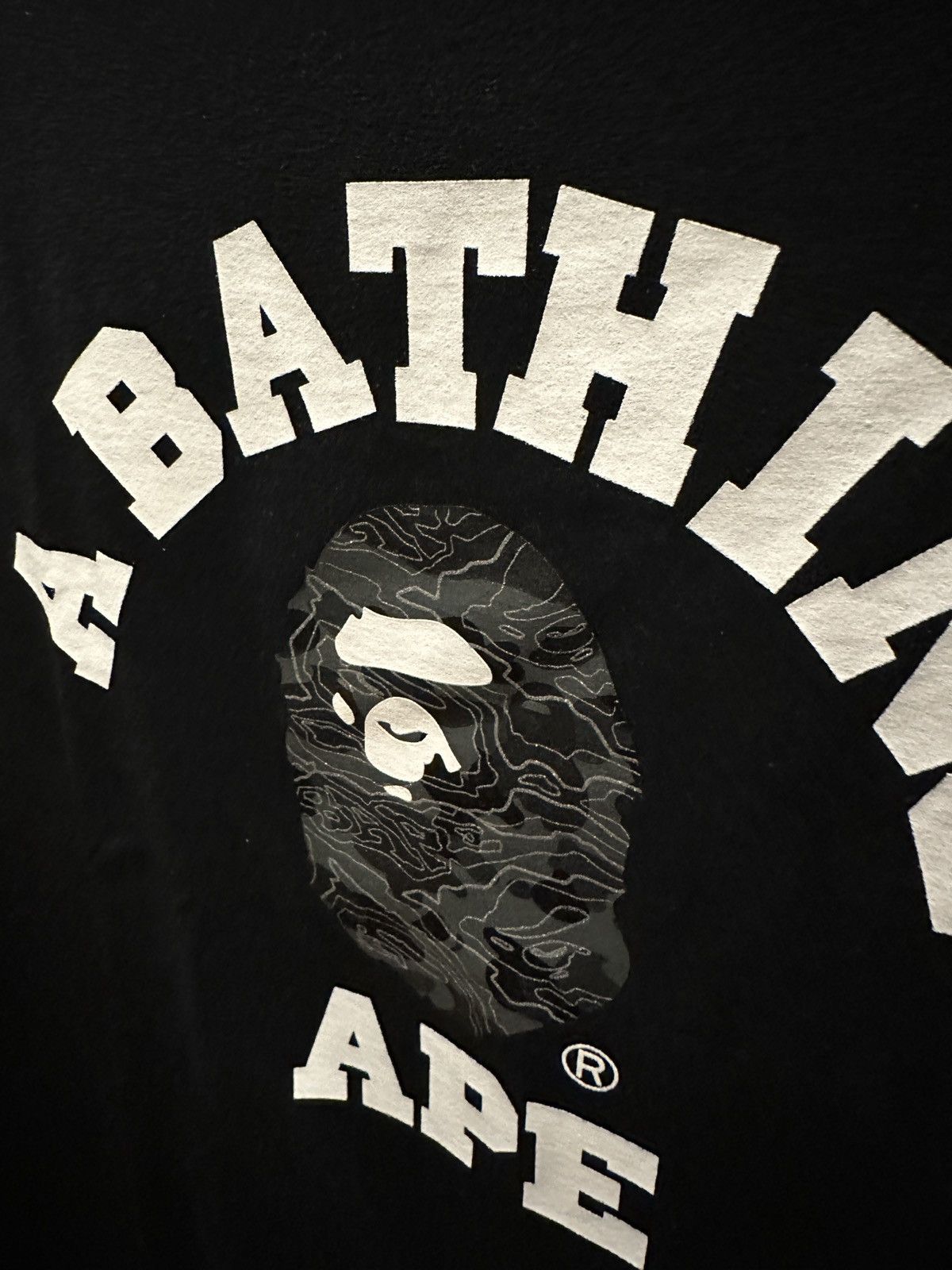 Bape Layered Line Camo College Tee Size US XXL / EU 58 / 5 - 3 Thumbnail