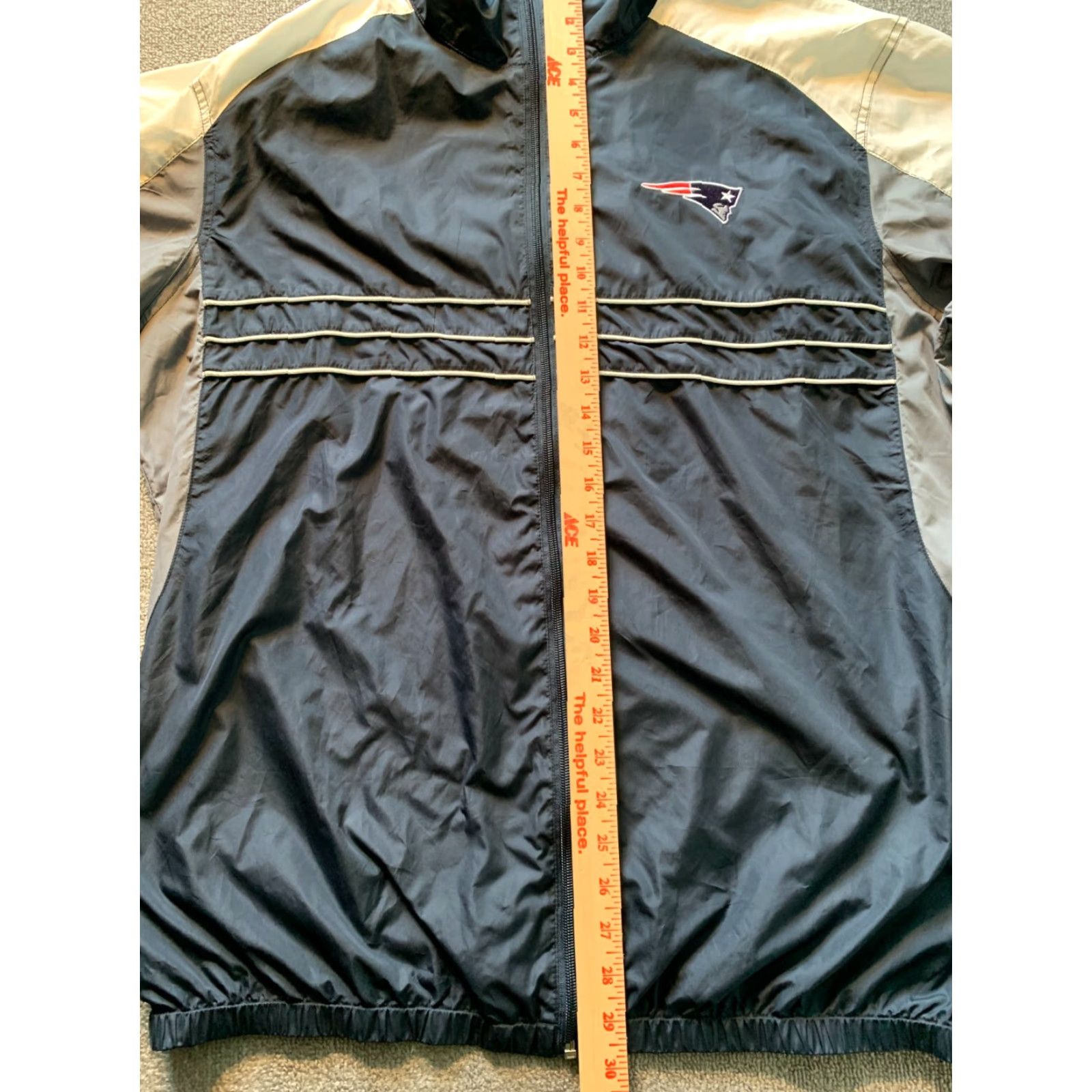 NFL NFL PATRIOTS Windbreaker Jacket Mens XL New England Blue Football Sport Size US XL / EU 56 / 4 - 3 Thumbnail
