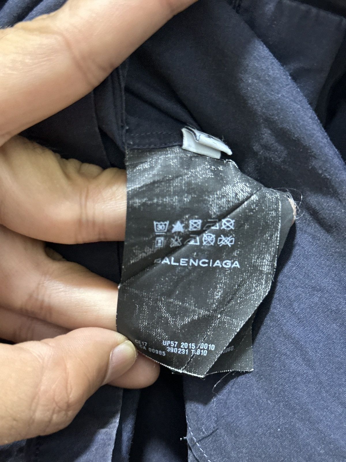 Balenciaga SS15 Balenciaga Broadcloth Double Collar (Alexander Wang) Size US M / EU 48-50 / 2 - 9 Thumbnail