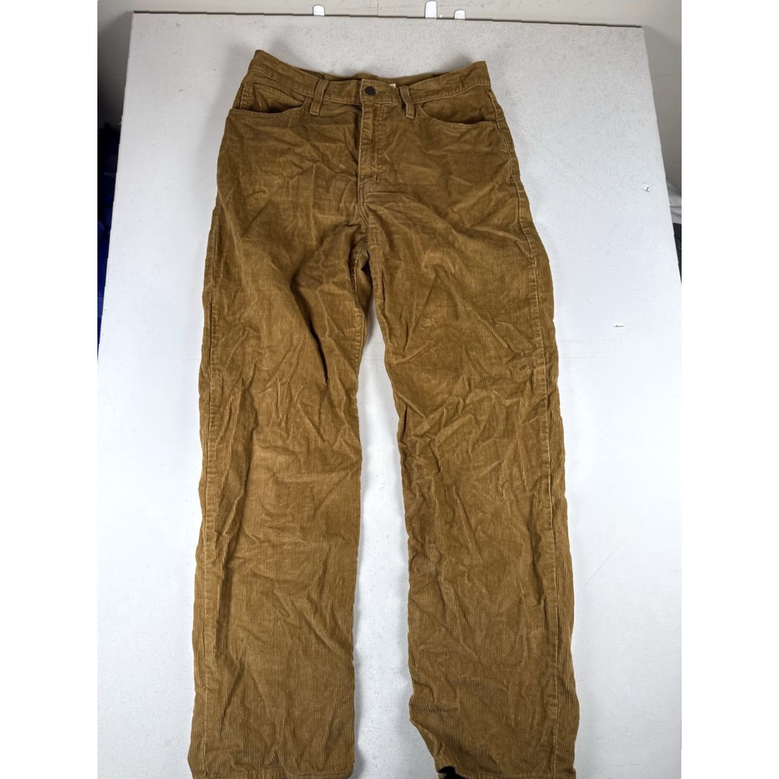 Levi's Levi's Women's 94 Baggy Dark Tan Corduroy Pants - Size 30x32 Size 30" / US 8 / IT 44 - 8 Thumbnail