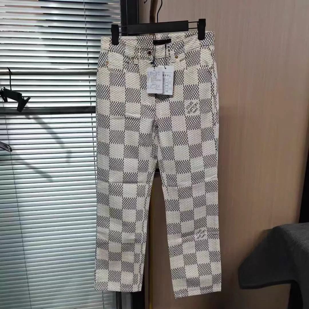 Louis Vuitton Louis Vuitton Damier Small Logo Jeans 34 Size 25" / US 0 / IT 36 - 1 Thumbnail