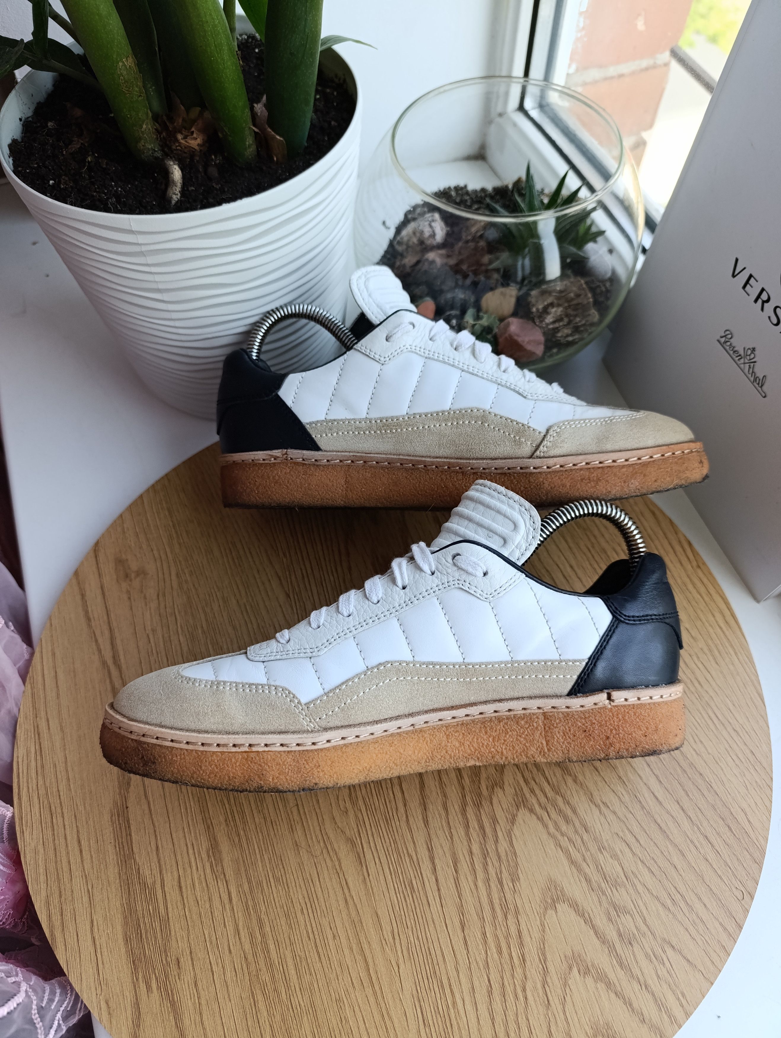 Alexander Wang × Designer Alexander Wang Eden Low Sneaker Black & White Size US 8.5 / IT 38.5 - 5 Thumbnail