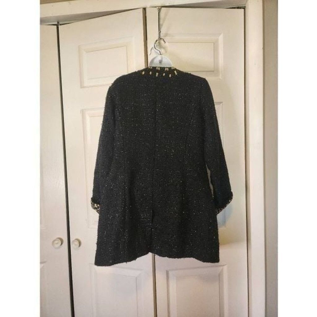 Chicos Chicos Black Bazer Size XS / US 0-2 / IT 36-38 - 4 Thumbnail