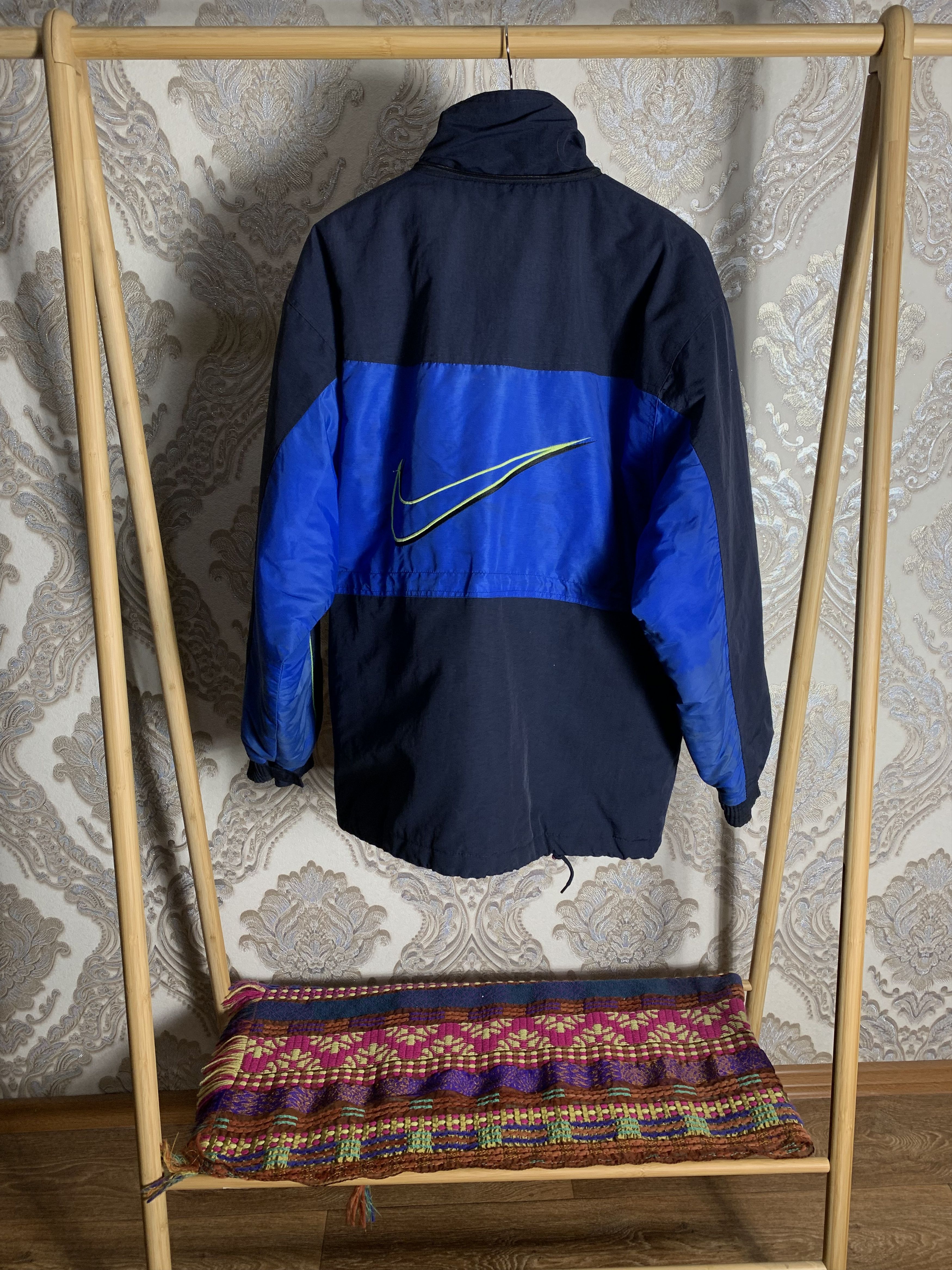 Nike VINTAGE NIKE RETRO BIG LOGO SWOOSH JACKET DRILL Y2K 90s Size US XXL / EU 58 / 5 - 1 Thumbnail