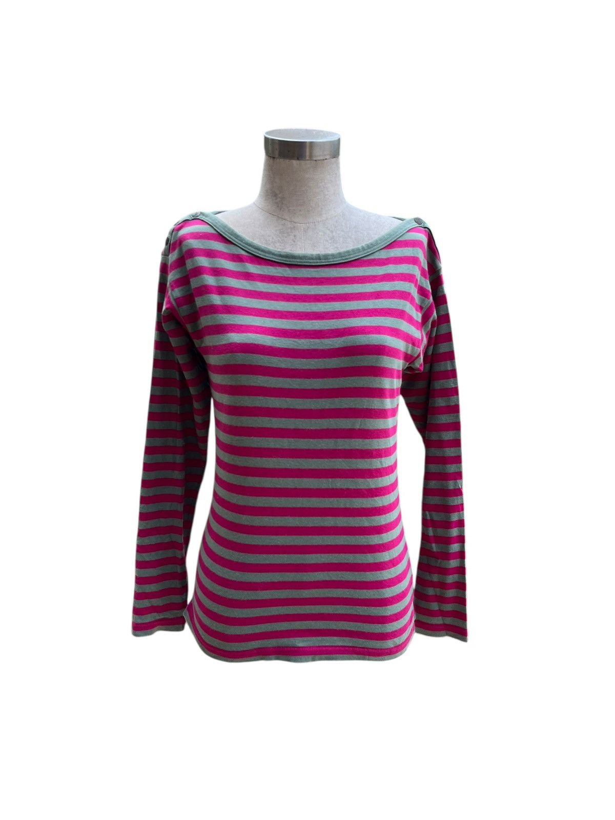 agnes b. Longsleeve striped tee Size M / US 6-8 / IT 42-44 - 1 Thumbnail