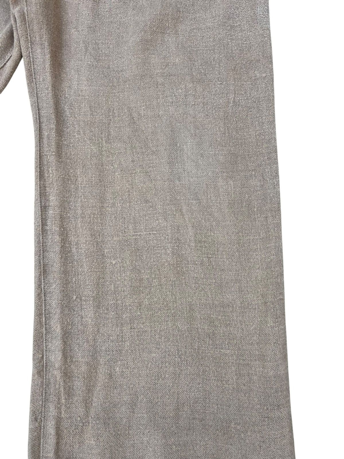 Issey Miyake Issey Miyake Sunaokuwahara Wide Loose Linen Trouser Pant Size US 30 / EU 46 - 12 Thumbnail