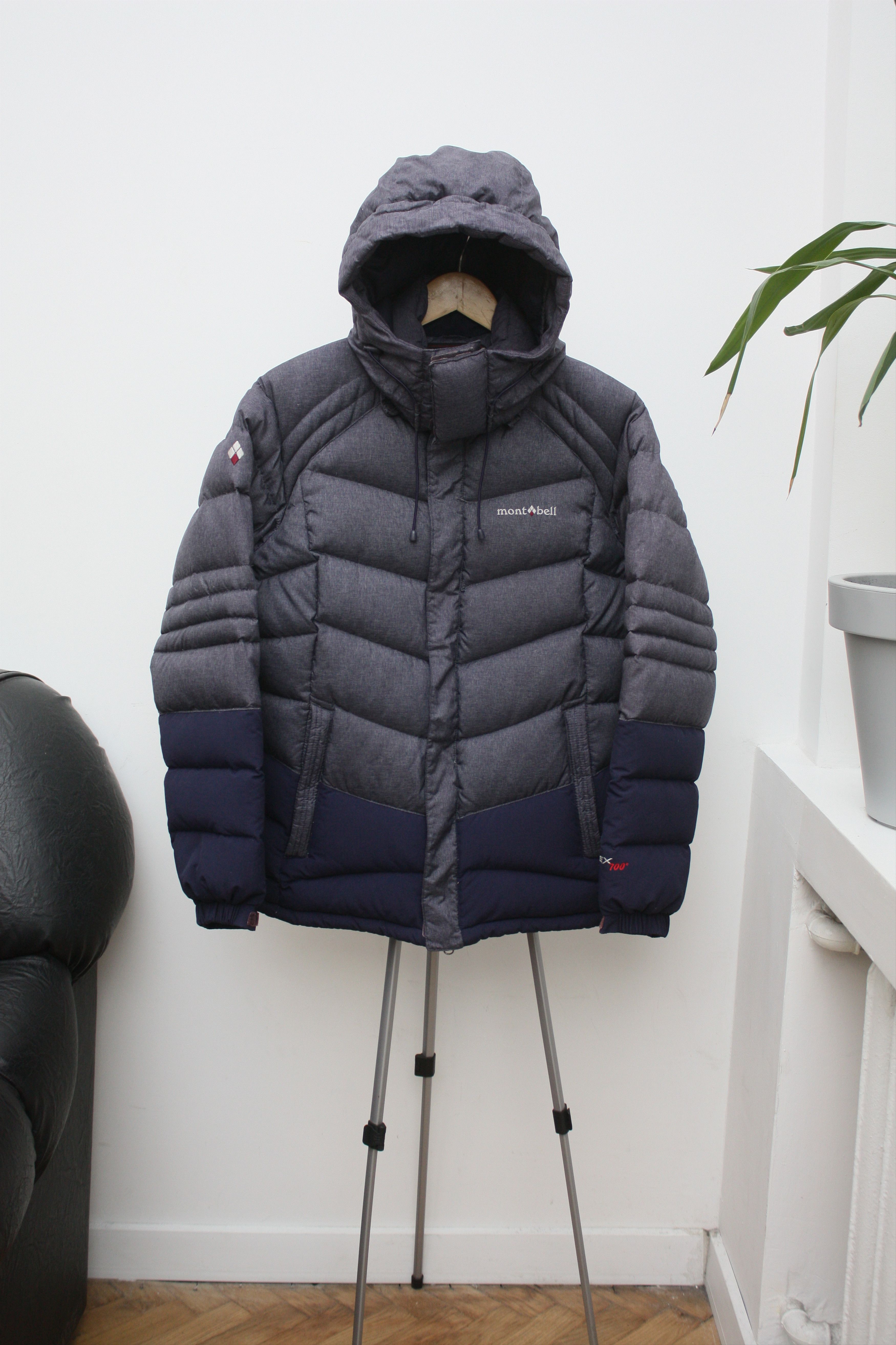 Montbell Grey Down Puffer Jacket