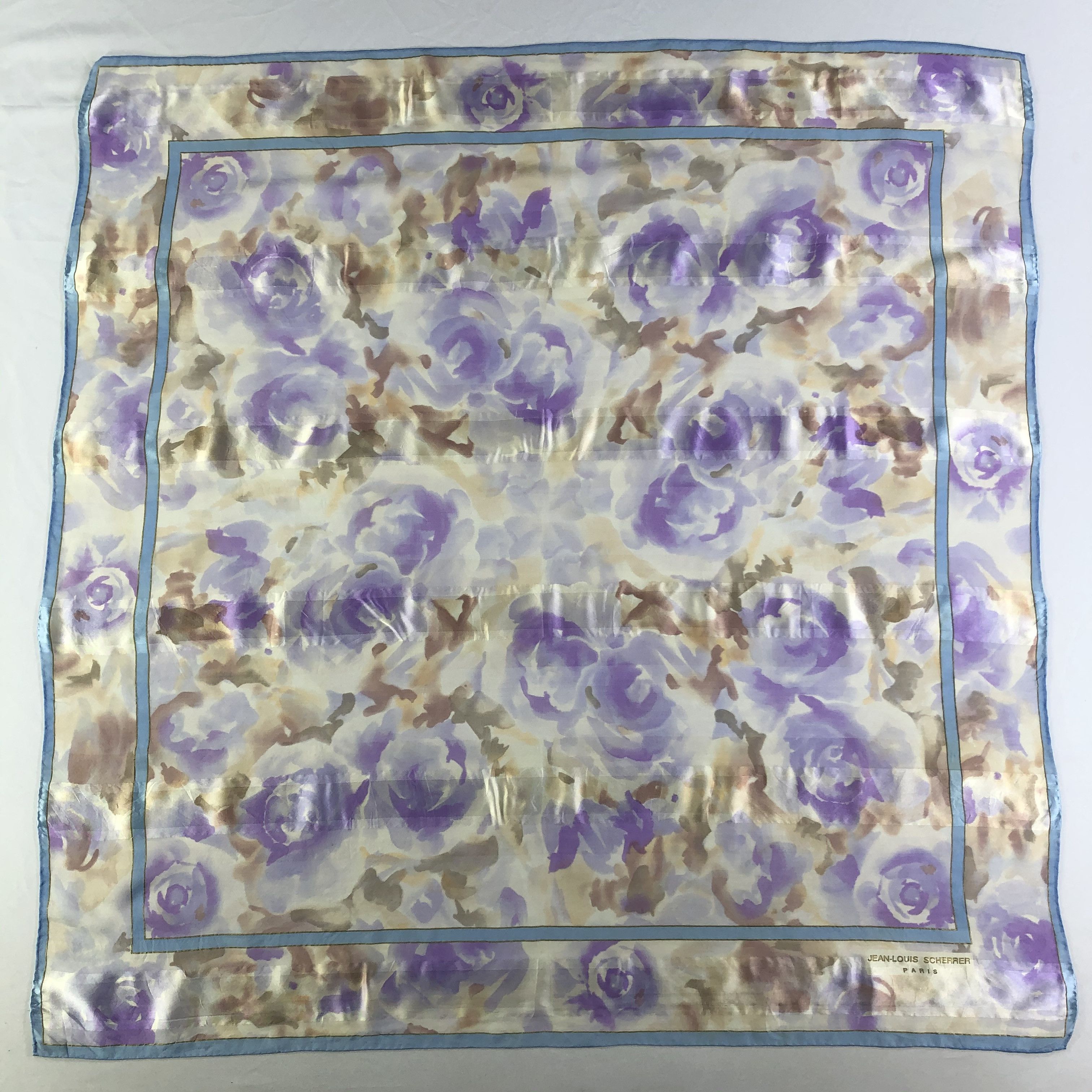 Jean-Louis Scherrer × Vintage Vintage Jean Louis Scherrer Silk Scarf Size ONE SIZE - 2 Thumbnail