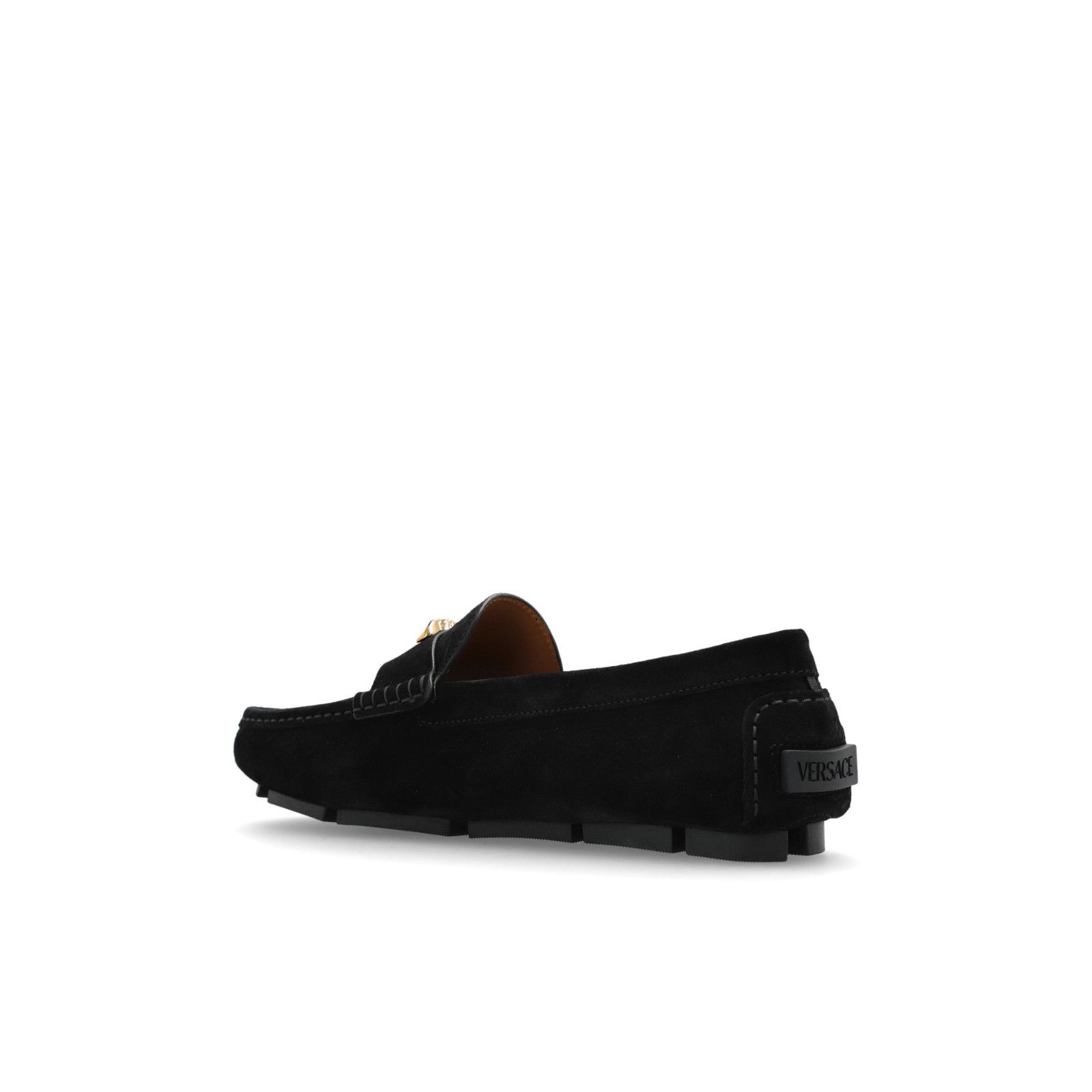 Versace VERSACE Black Suede Moccasins New And Authentic (Men's size: Size US 7 / EU 40 - 3 Thumbnail