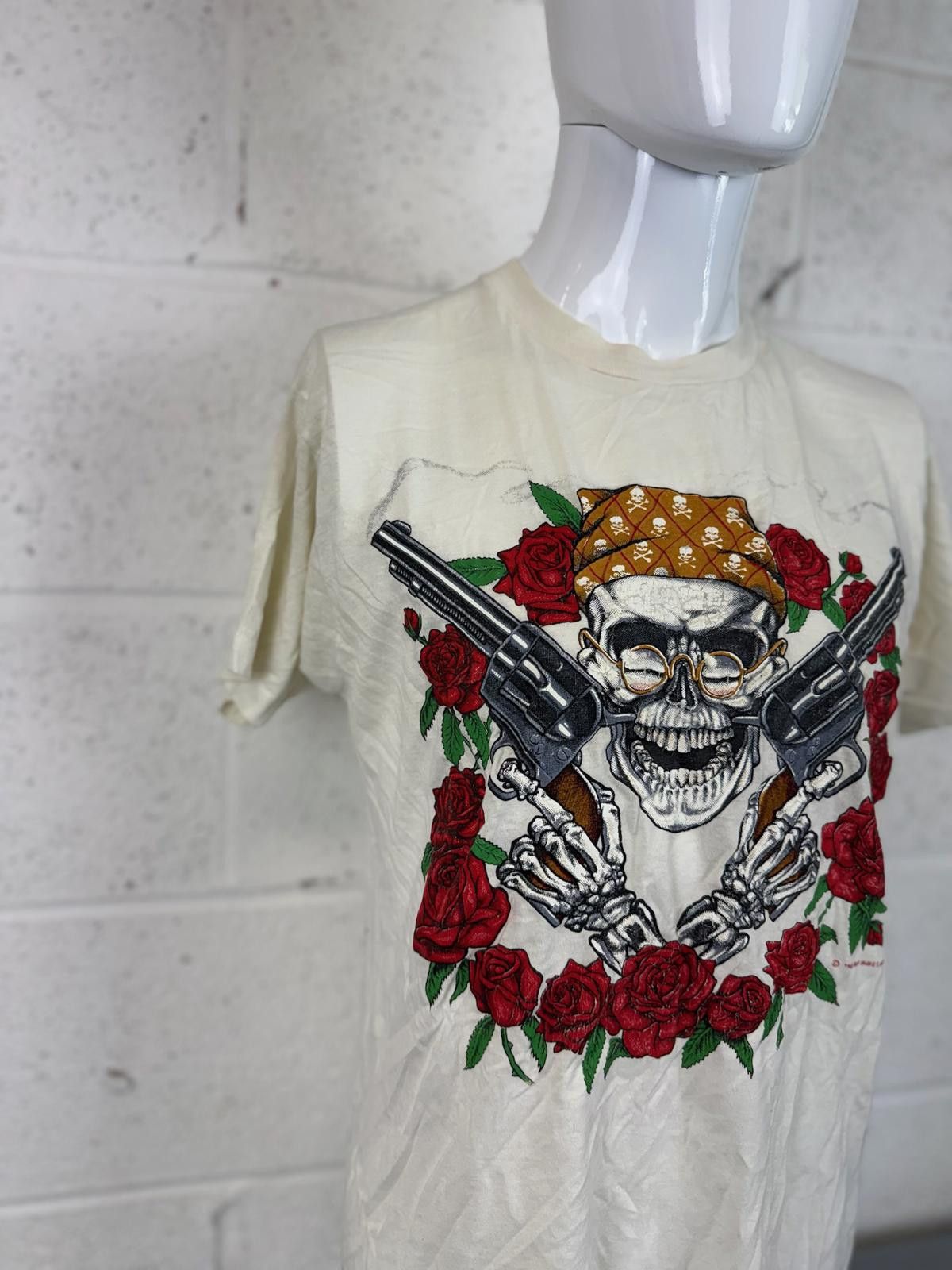 Designer Screen Stars Graphic Skull T-Shirt Design Mens Size L Size US L / EU 52-54 / 3 - 3 Thumbnail