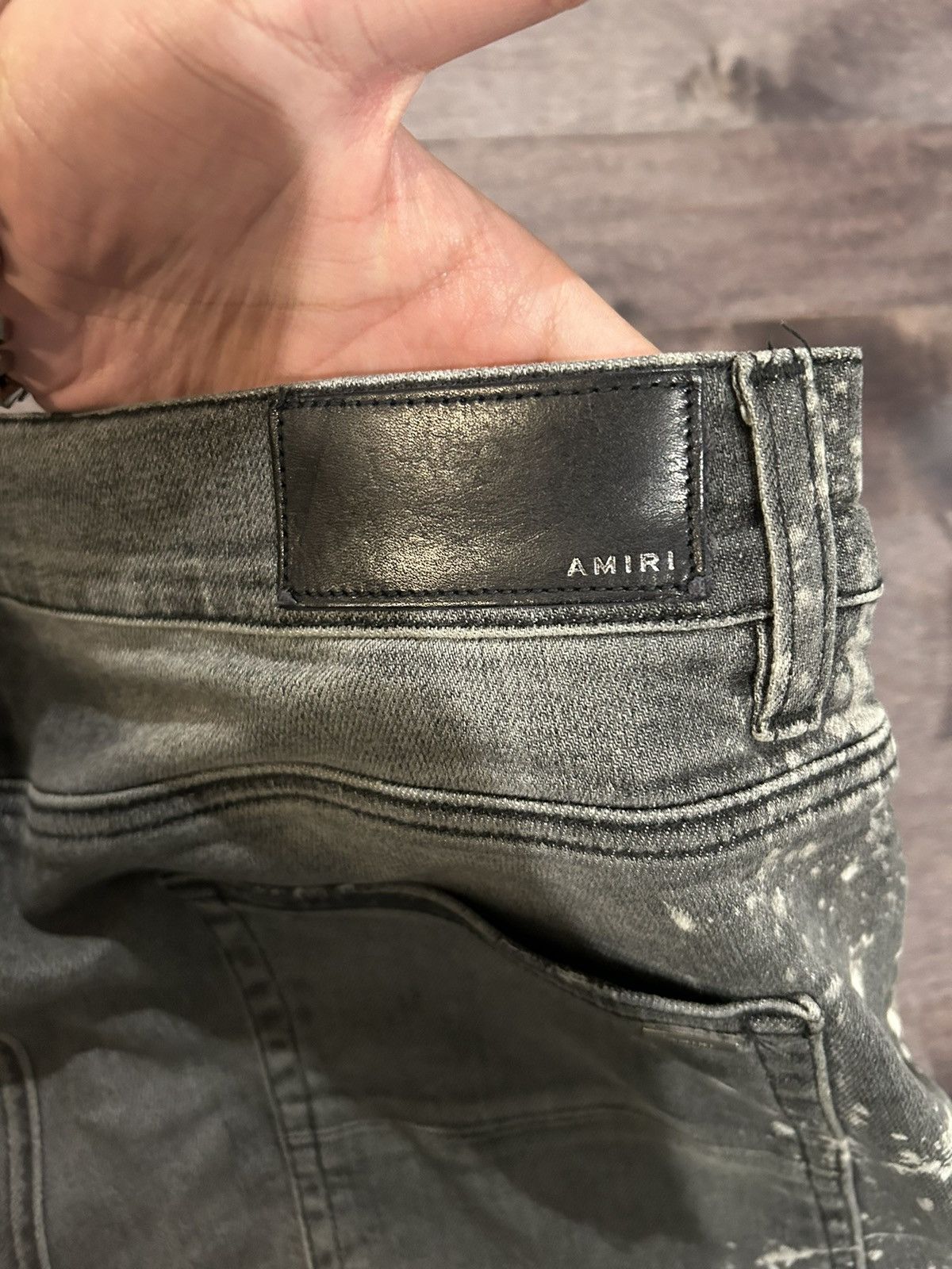 Amiri Amiri jeans grey paint splatter size 36 Size US 36 / EU 52 - 4 Thumbnail
