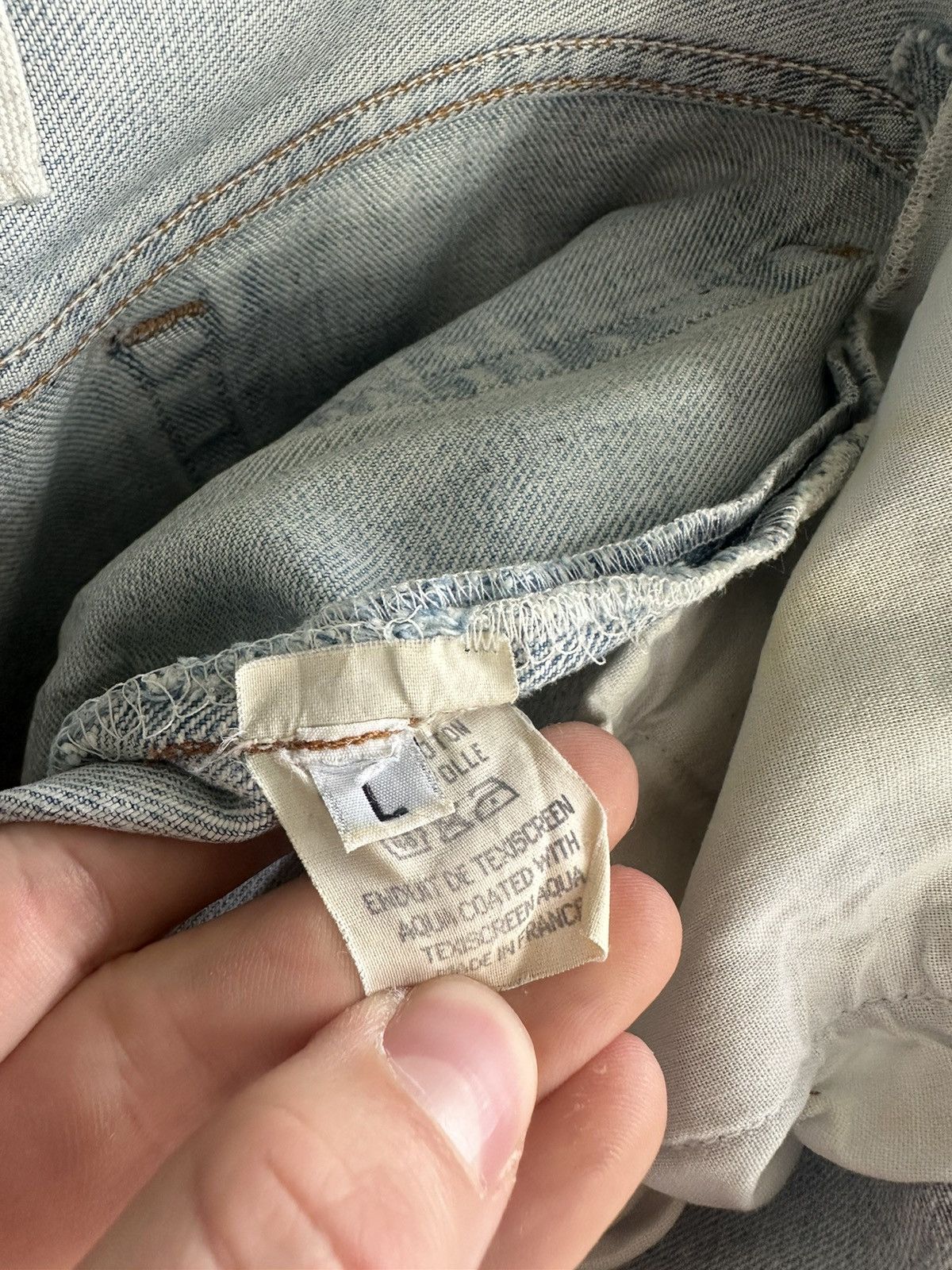 Maison Margiela Artisanal Painted Denim Size US 30 / EU 46 - 7 Thumbnail
