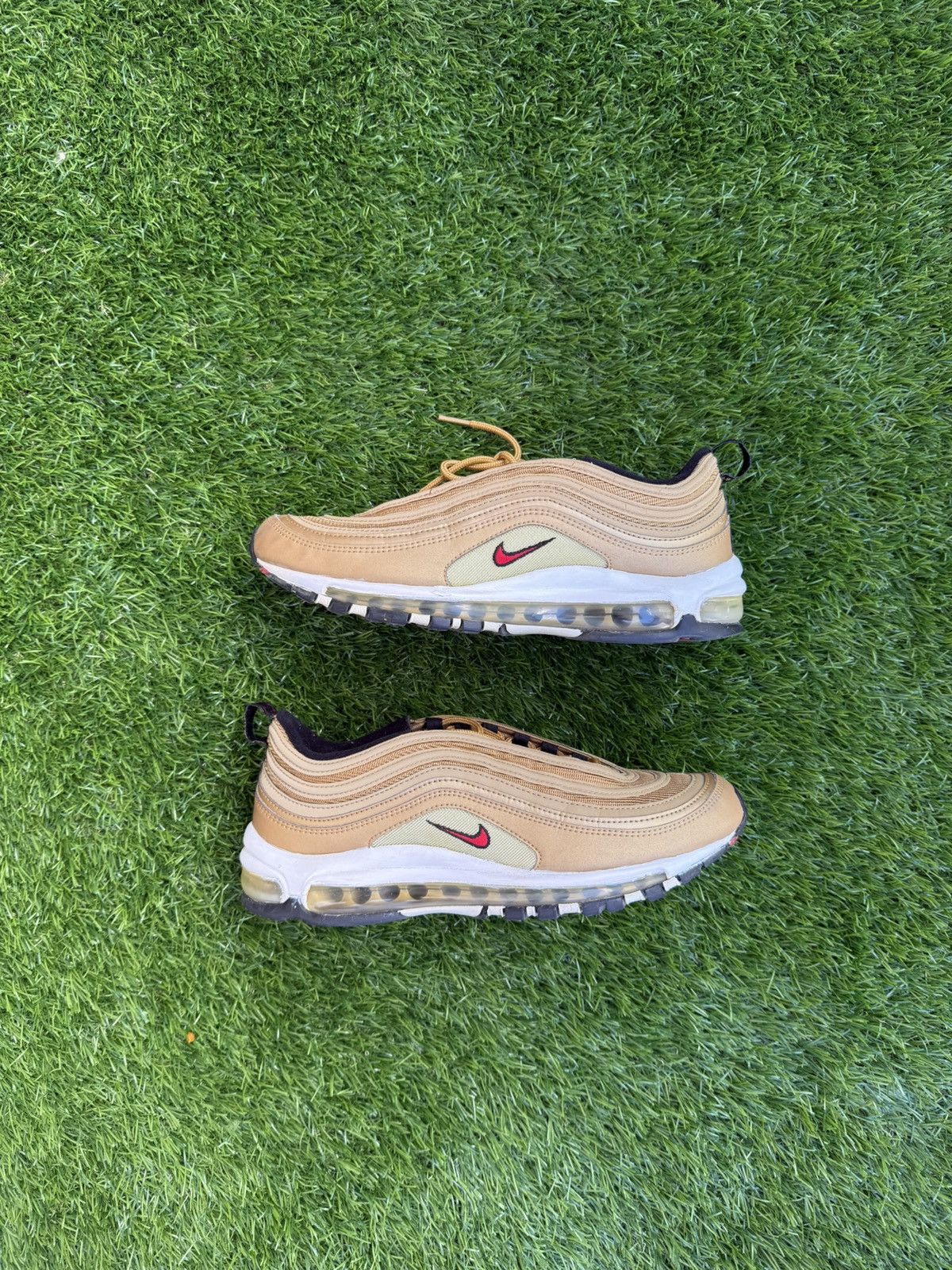 Nike Nike Airmax 97 Gold size 9.5 Size US 9.5 / EU 42-43 - 1 Thumbnail