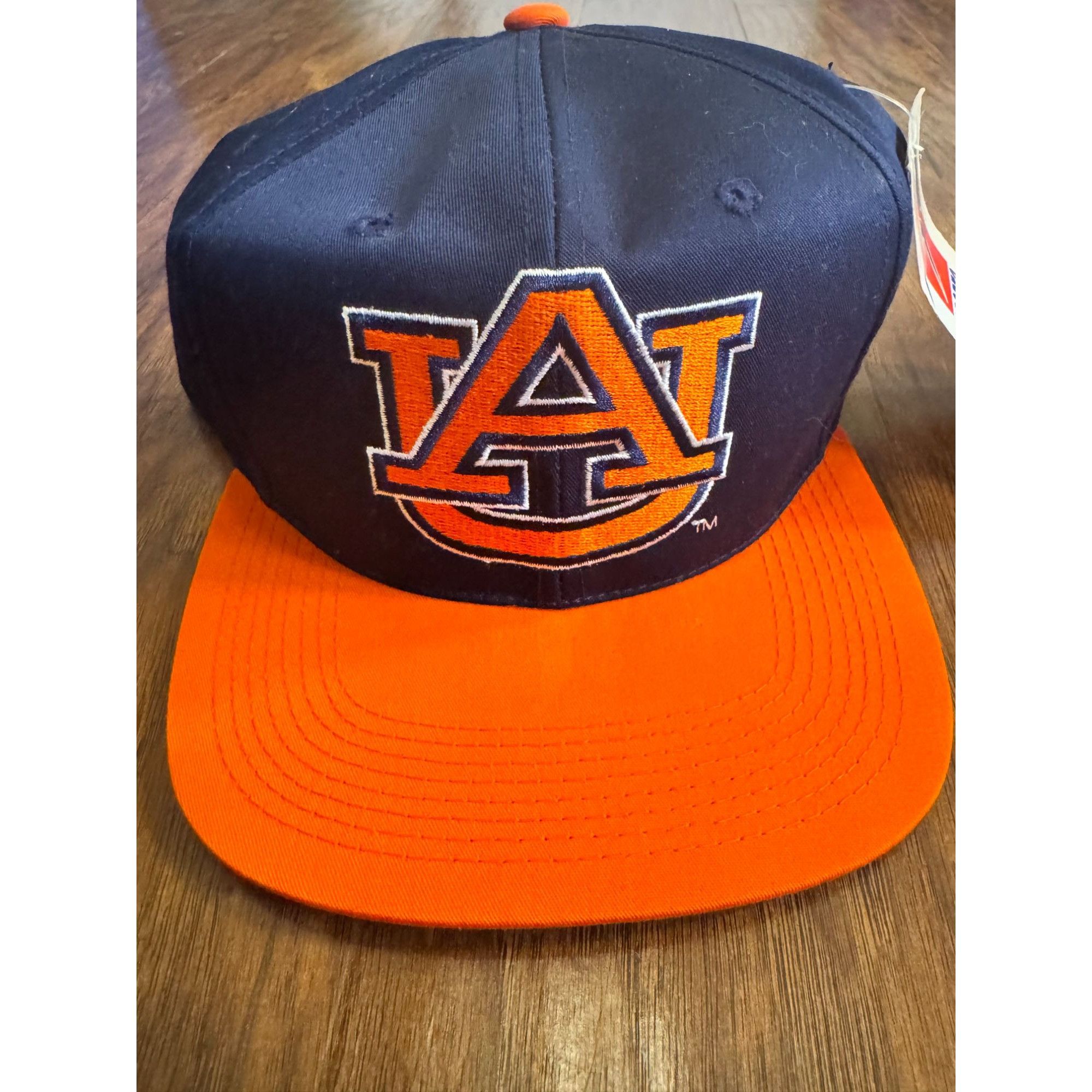 Sports Specialties VTG NOS Auburn University Blue Orange Snapback Hat NIKE Spor Size ONE SIZE - 11 Thumbnail