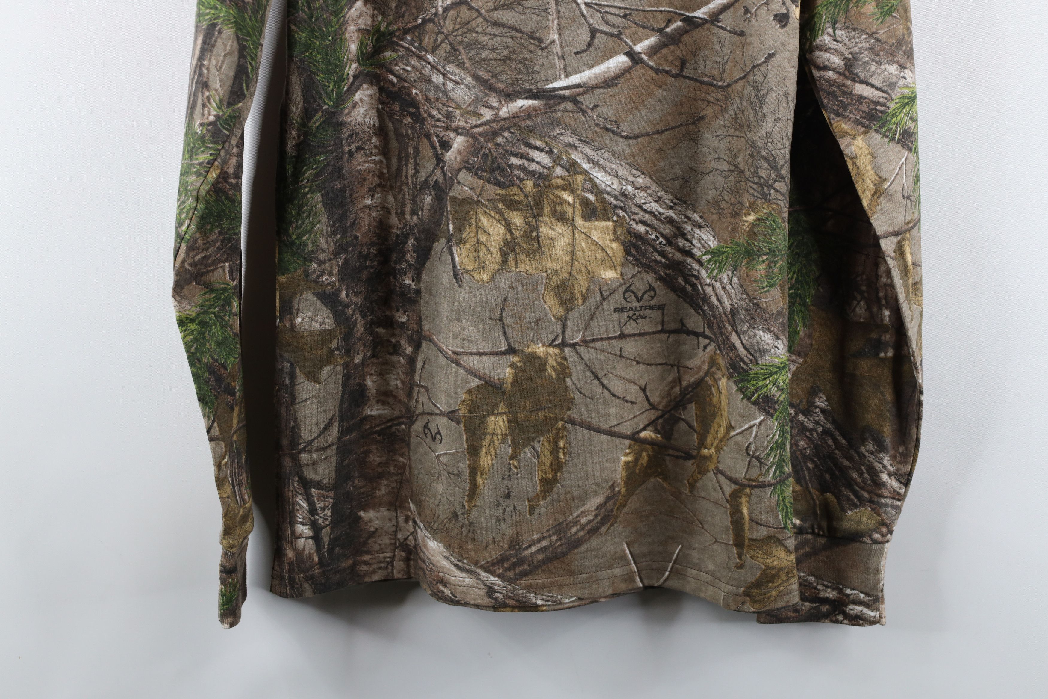 Russell Athletic × Vintage Vintage Russell Athletic Camouflage Long Sleeve T-Shirt Size US S / EU 44-46 / 1 - 10 Thumbnail