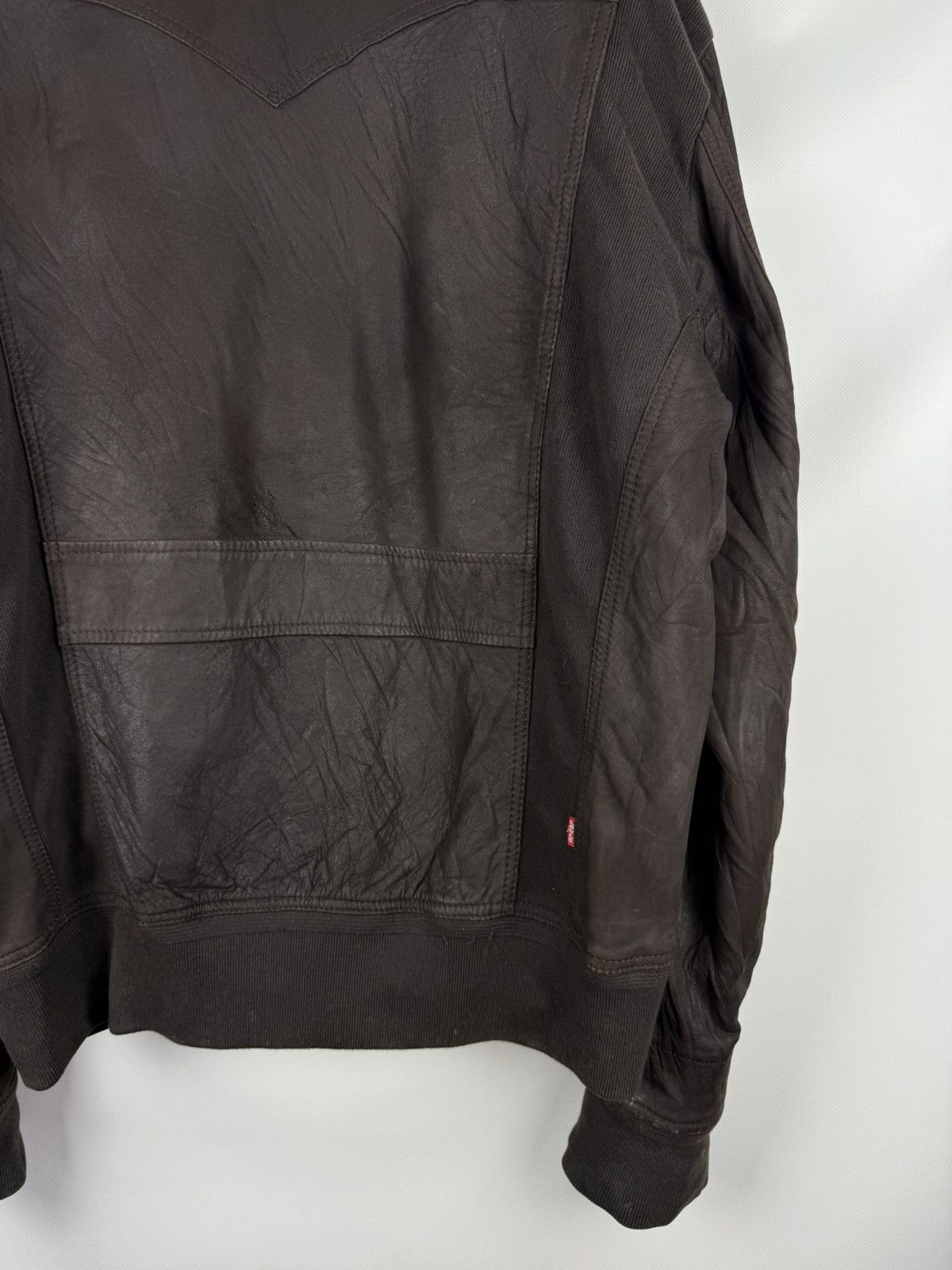 Levi's Levi’s Type A-2 Men’s Flight Leather Bomber Jacket Size XL Size US XL / EU 56 / 4 - 18 Thumbnail