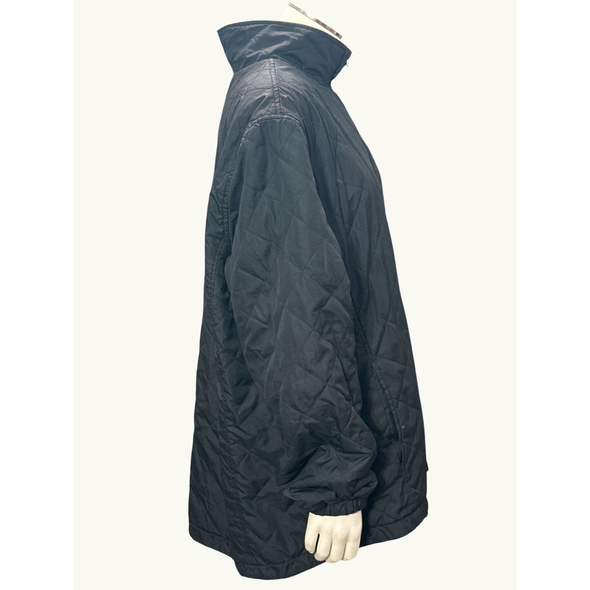Other Reversible Quilted & Faux Suede Jacket With Zipper & Elastic Size US L / EU 52-54 / 3 - 8 Thumbnail