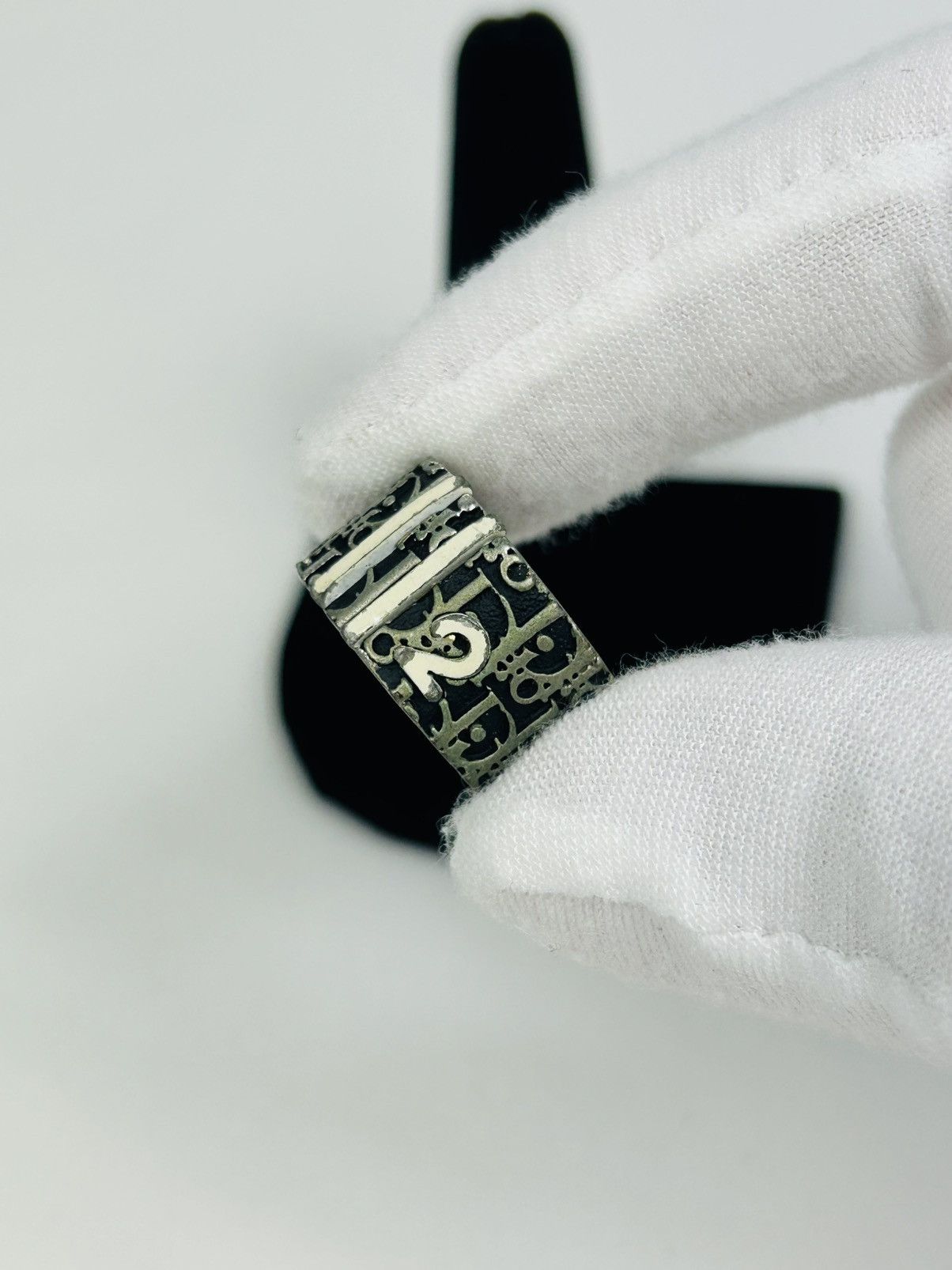 Dior Dior Black Trotter 2 Ring Size 5 Size ONE SIZE - 4 Thumbnail
