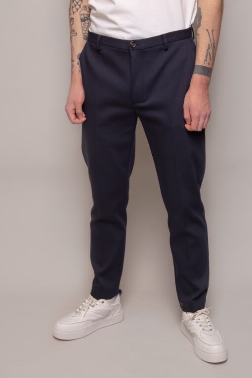 Sefr Sefr Harvey Casual Formal Chino Trousers Navy Blue Pants L Size US 34 / EU 50 - 6 Thumbnail