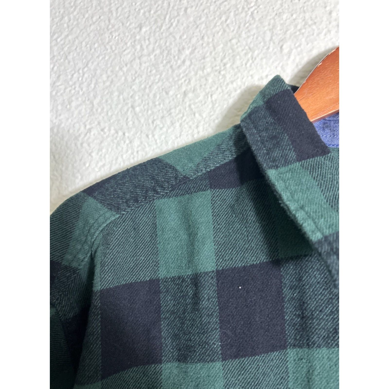 Vintage JACHS Flannel Shirt Mens 2XL Green Navy Plaid Heritage Long Sleeve Button Up Size US XXL / EU 58 / 5 - 6 Thumbnail
