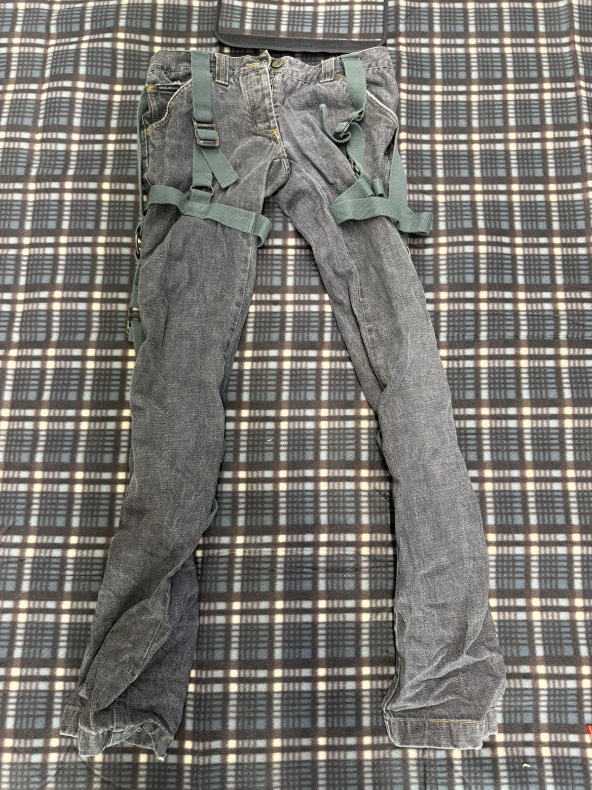 Dolce & Gabbana Dolce & Gabbana AW03 Bondage Denim Jeans Size US 30 / EU 46 - 9 Thumbnail