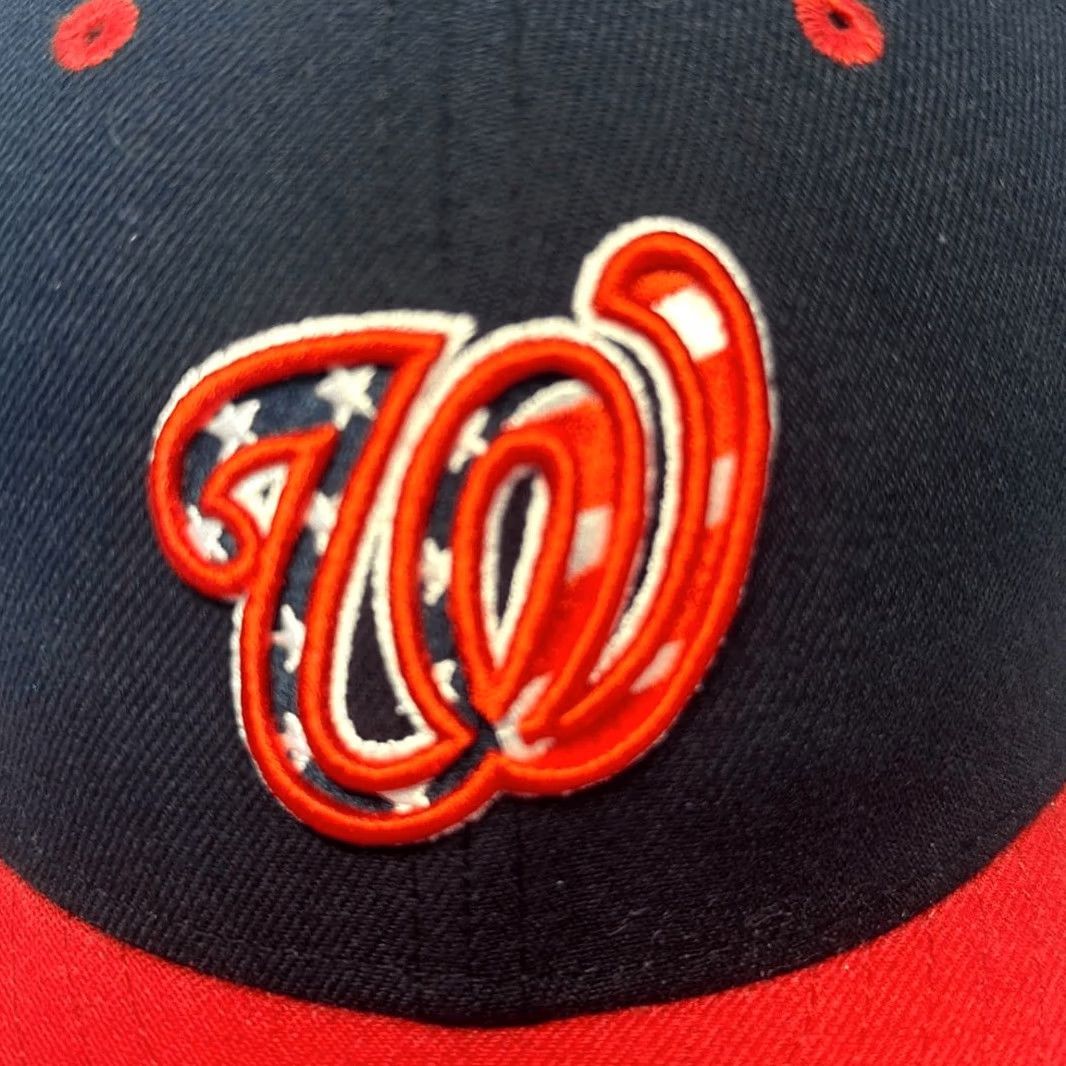 New Era New Era Washington Nationals 59FIFTY Hat Baseball Cap Multicolor On Field Cap Men One Size 6 3/4 Bryce Harper Signature W Flag Size ONE SIZE - 2 Thumbnail