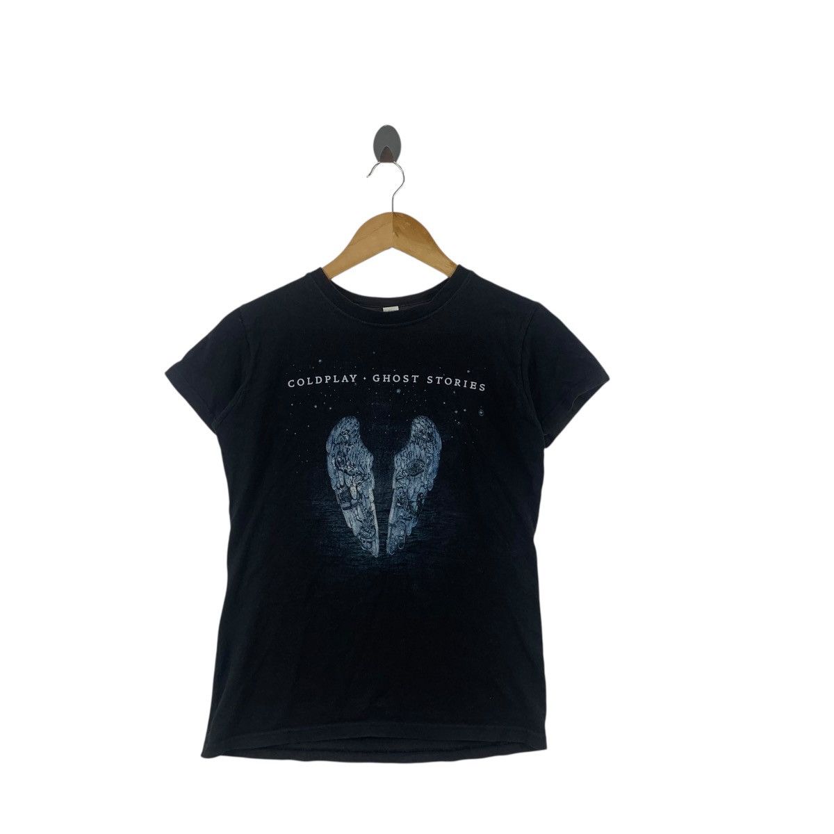 Vintage COLDPLAY GHOST STORIES 2014 Album Promo Tour Tee Shirt Top Size M / US 6-8 / IT 42-44 - 3 Thumbnail