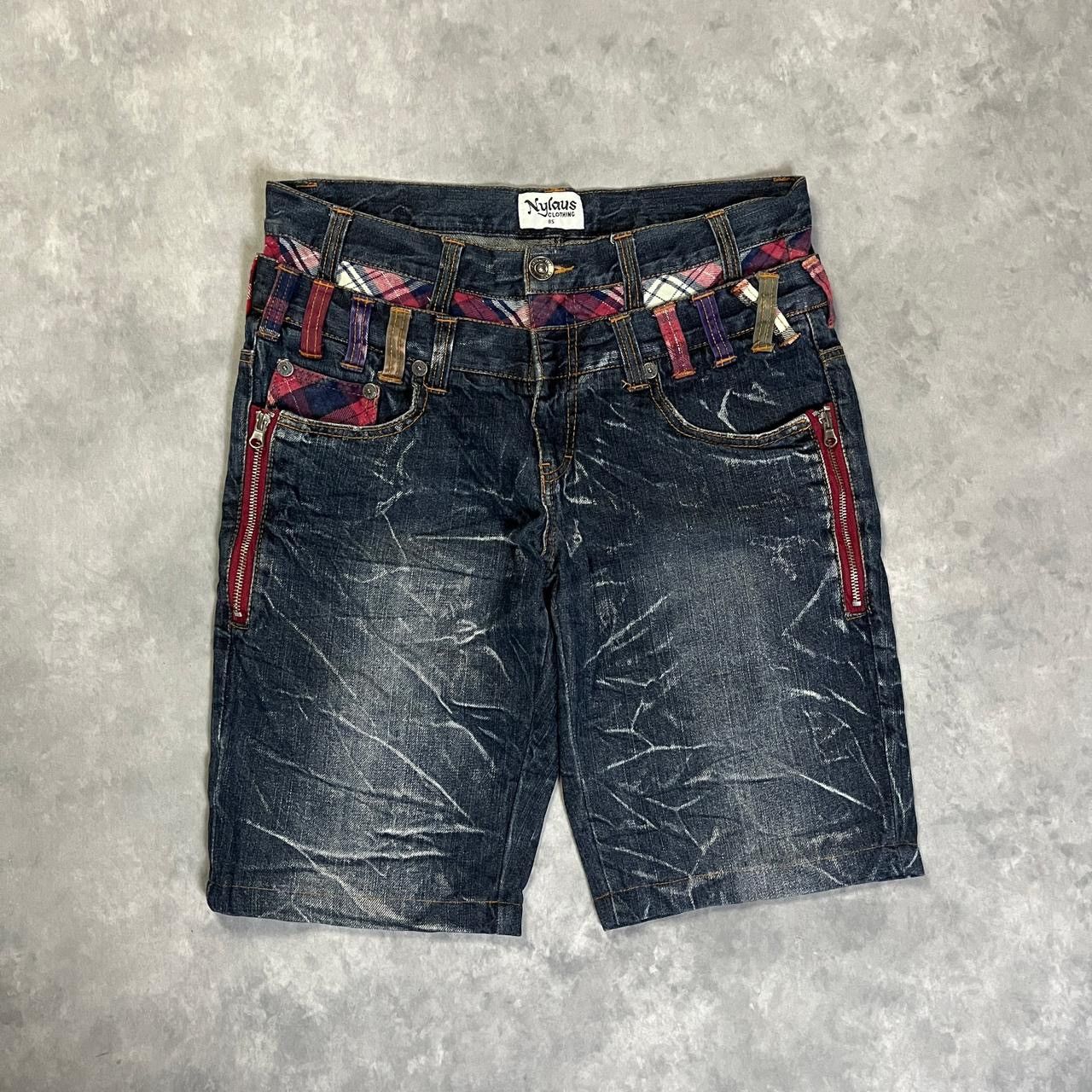 Hysteric Glamour × Undercover 2000s Yohji Cdg 14th Double Waist Denim Jorts y2k Lgb Ifsix Size US 30 / EU 46 - 1 Thumbnail