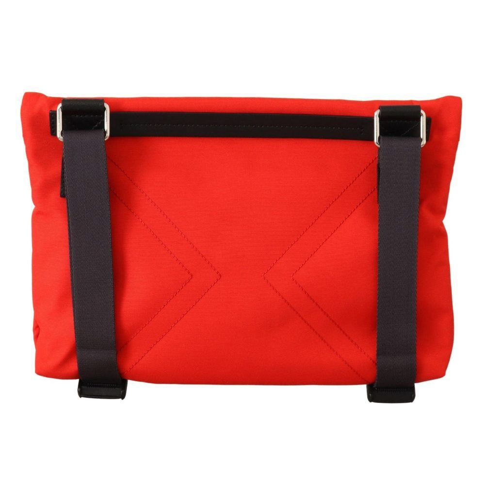 Givenchy Givenchy Red Polyamide Downtown Flat Crossbody Bag Size ONE SIZE - 4 Thumbnail