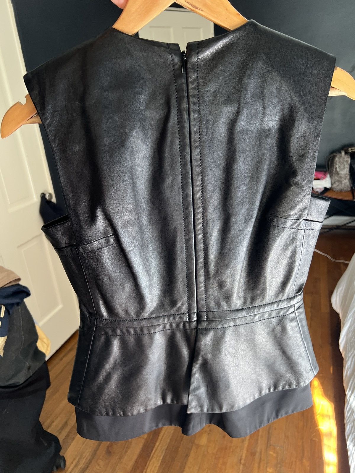 Diane von Furstenberg Diane Von Furstenberg Leather Vest Size S / US 4 / IT 40 - 5 Thumbnail