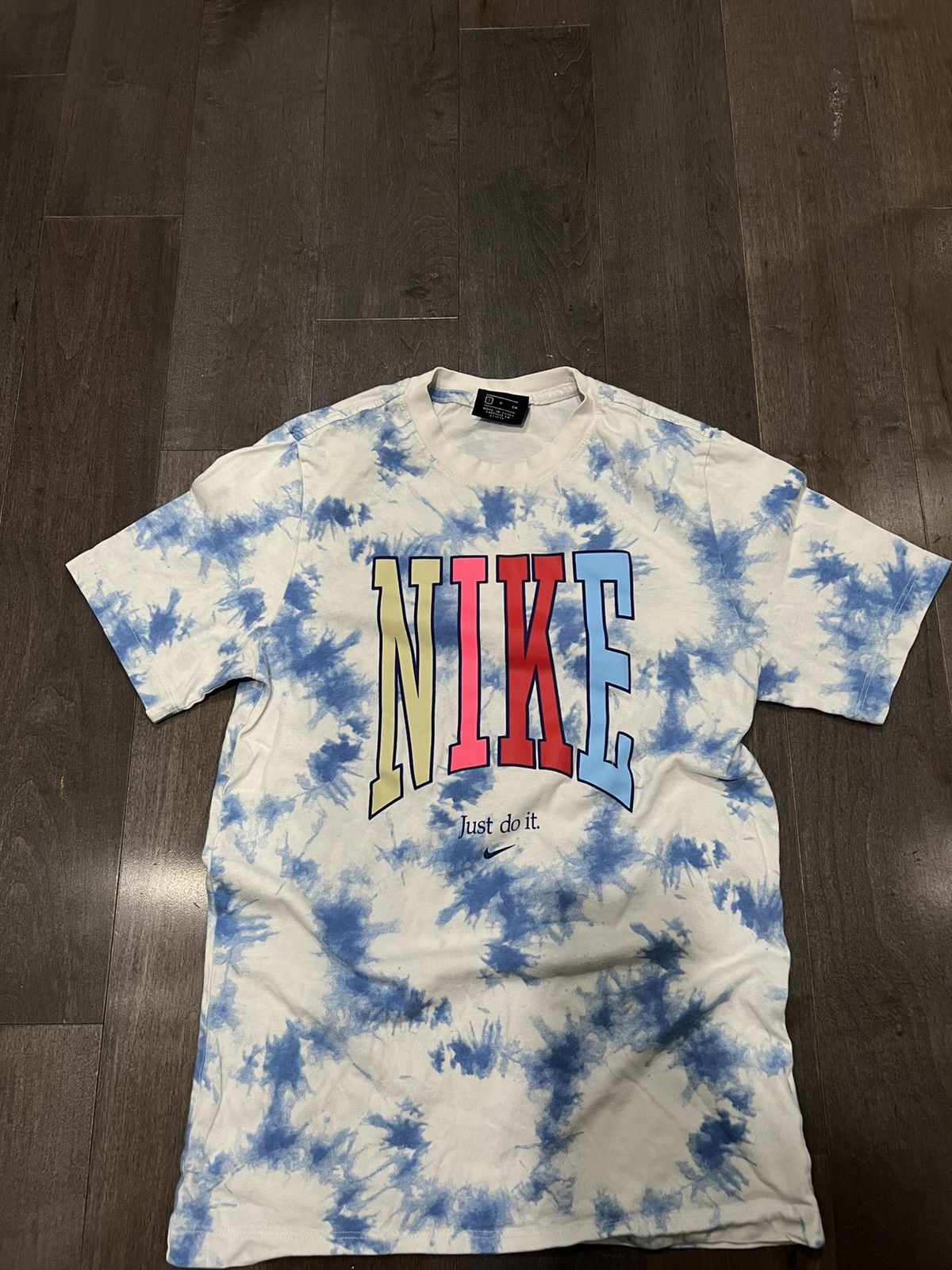 Nike Nike Tie-Dye Just Do It T-Shirt Globe Peace Graphic Size US S / EU 44-46 / 1 - 1 Thumbnail