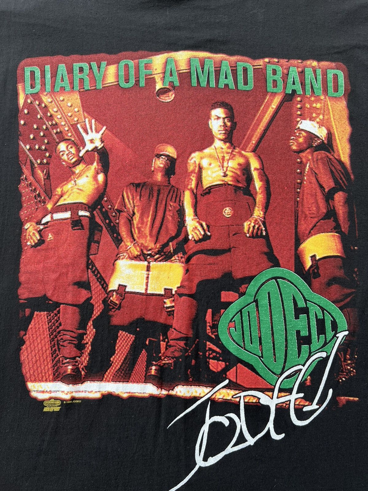 Band Tees Vintage 1994 Jodeci Diary of a Mad Band Hip Hop R&B Band Size US L / EU 52-54 / 3 - 6 Thumbnail