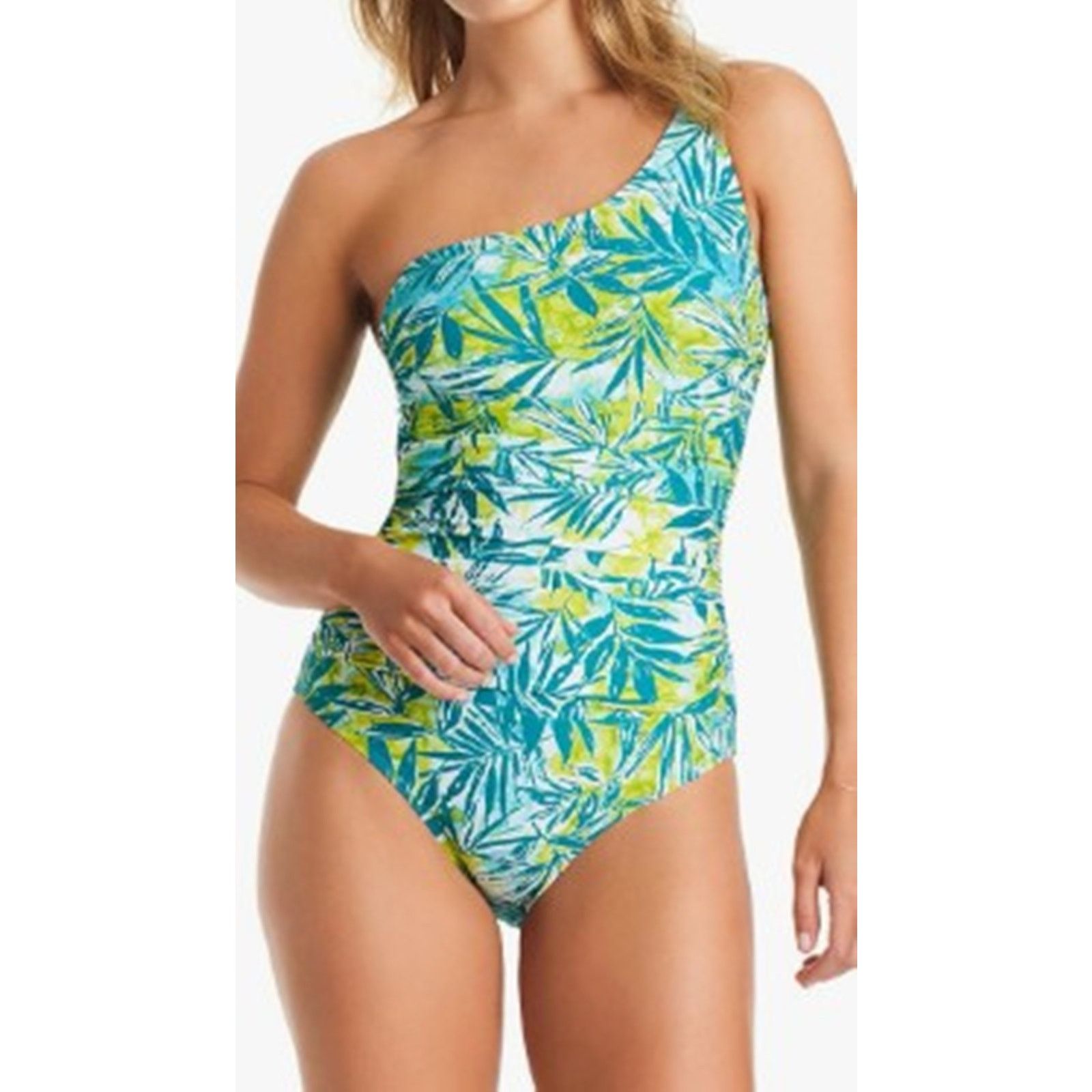 Ellen Tracy ELLEN TRACY Mio Swimsuit Convertible One Shoulder TLeaves 8 Size ONE SIZE - 3 Thumbnail