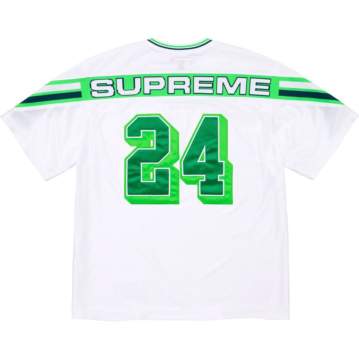 Supreme Supreme Jacquard Rib Football Jersey Pink Large IN