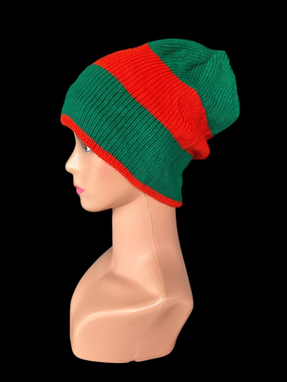 Japanese Brand × Kapital × Vintage Stripe Vintage Japanese Style knitt Beanie Hats Size ONE SIZE - 2 Thumbnail