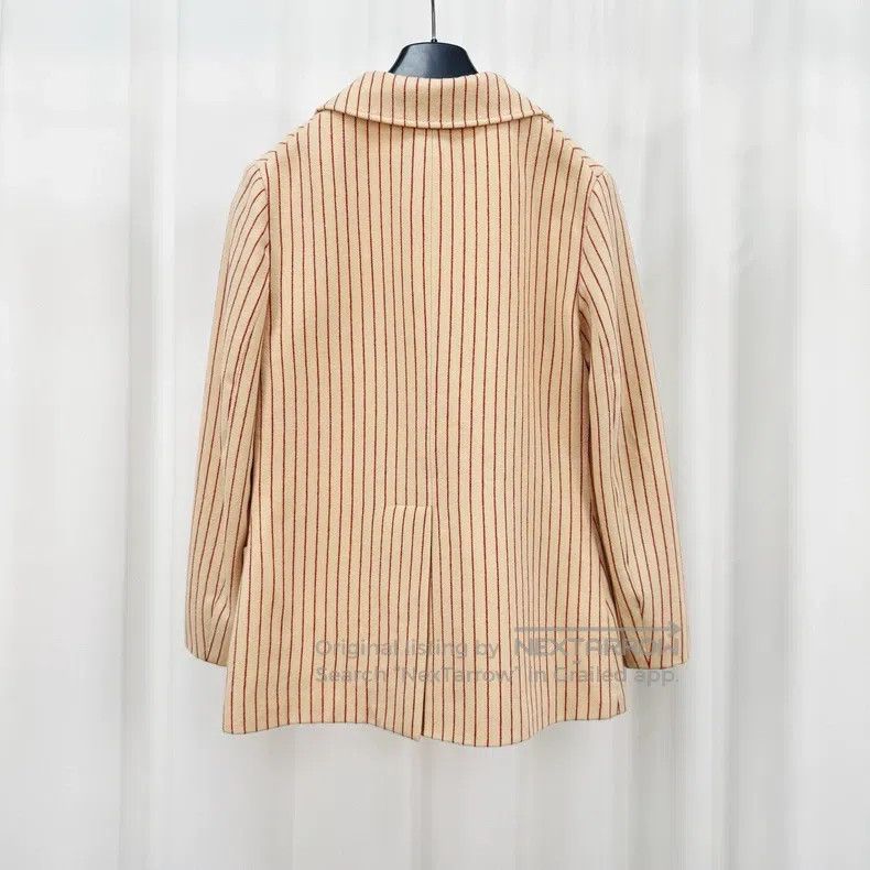 Gucci Gucci MLB co-branded embroidered striped woollen suit jack Size S / US 4 / IT 40 - 2 Thumbnail