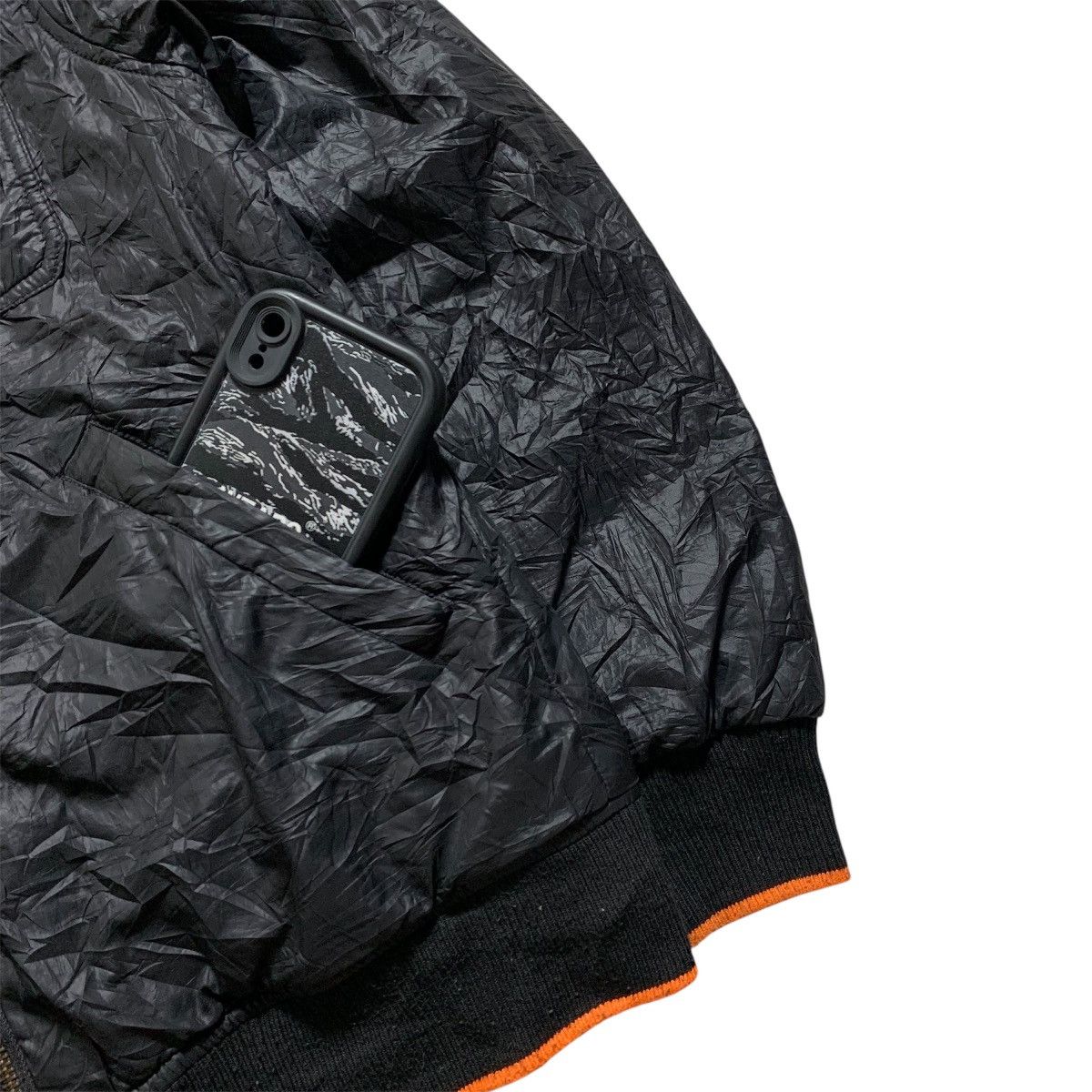 Diesel Reversible Diesel Bomber Jacket Black Green Army Reflective Size US L / EU 52-54 / 3 - 2 Thumbnail