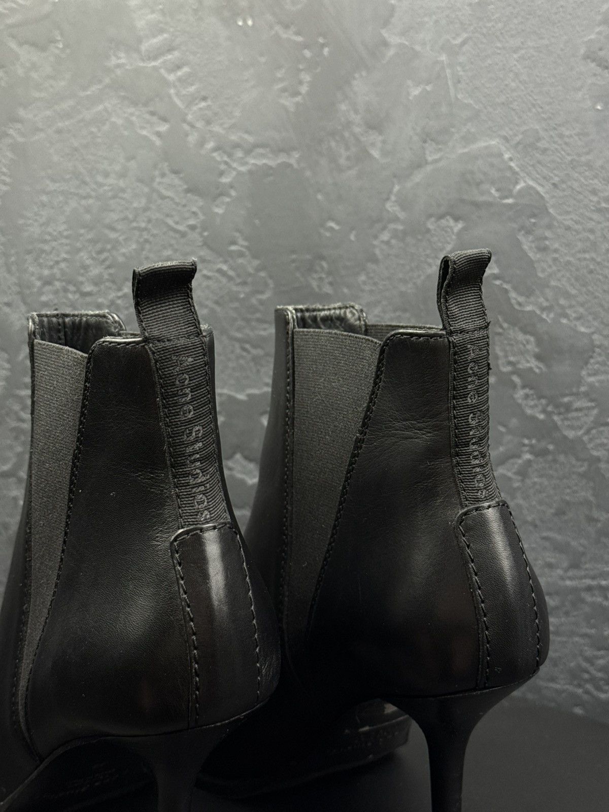 Acne Studios Acne Studio Jemma Women’s Leather Black Stiletto Heel Bootie Size US 8 / IT 38 - 11 Thumbnail