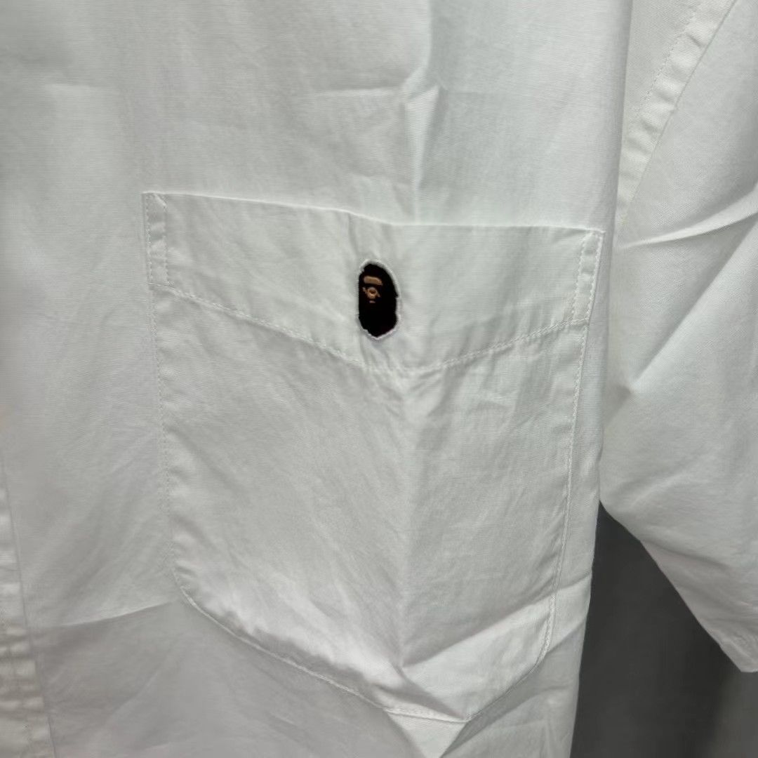 Bape ONE POINT POCKET BUTTON UP S/S SHIRT Size US L / EU 52-54 / 3 - 4 Thumbnail