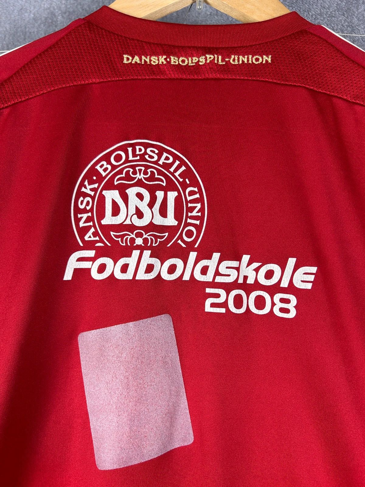 Adidas × Vintage Adidas Danmark 2007 football training soccer t shirt red Size US M / EU 48-50 / 2 - 7 Thumbnail