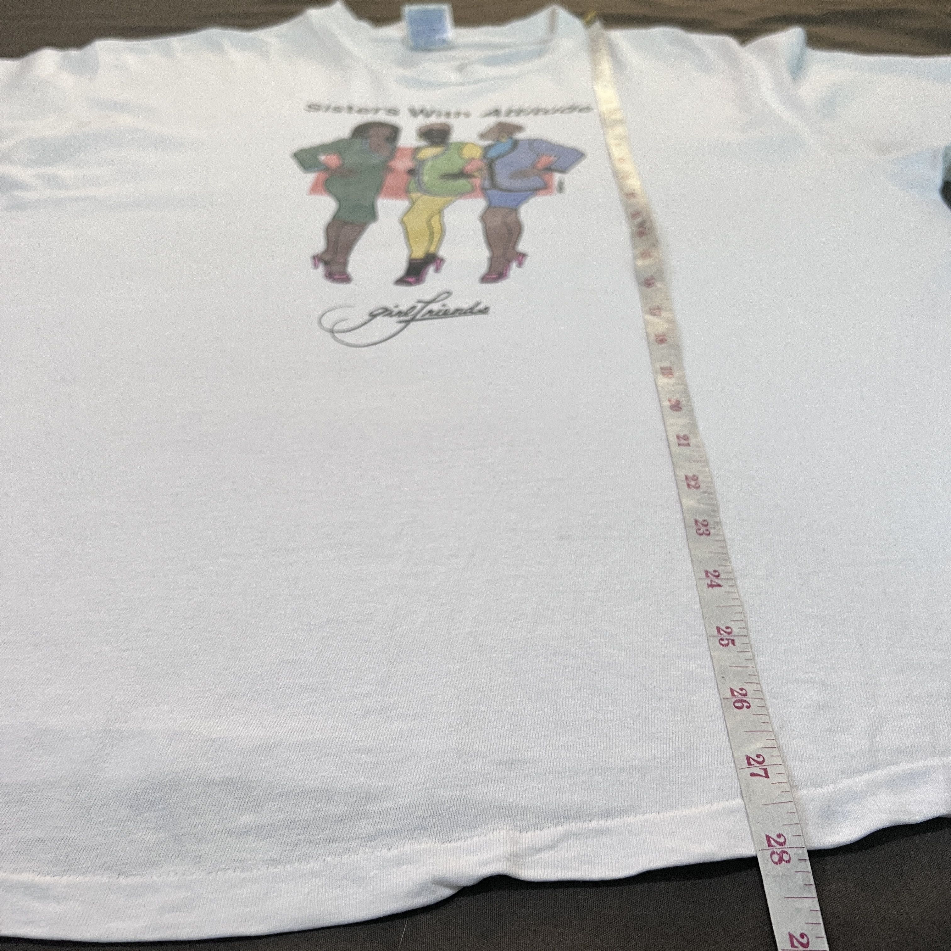Rap Tees × Vintage Vintage 90s sisters with attitude Tee XL African American Size US XL / EU 56 / 4 - 10 Thumbnail