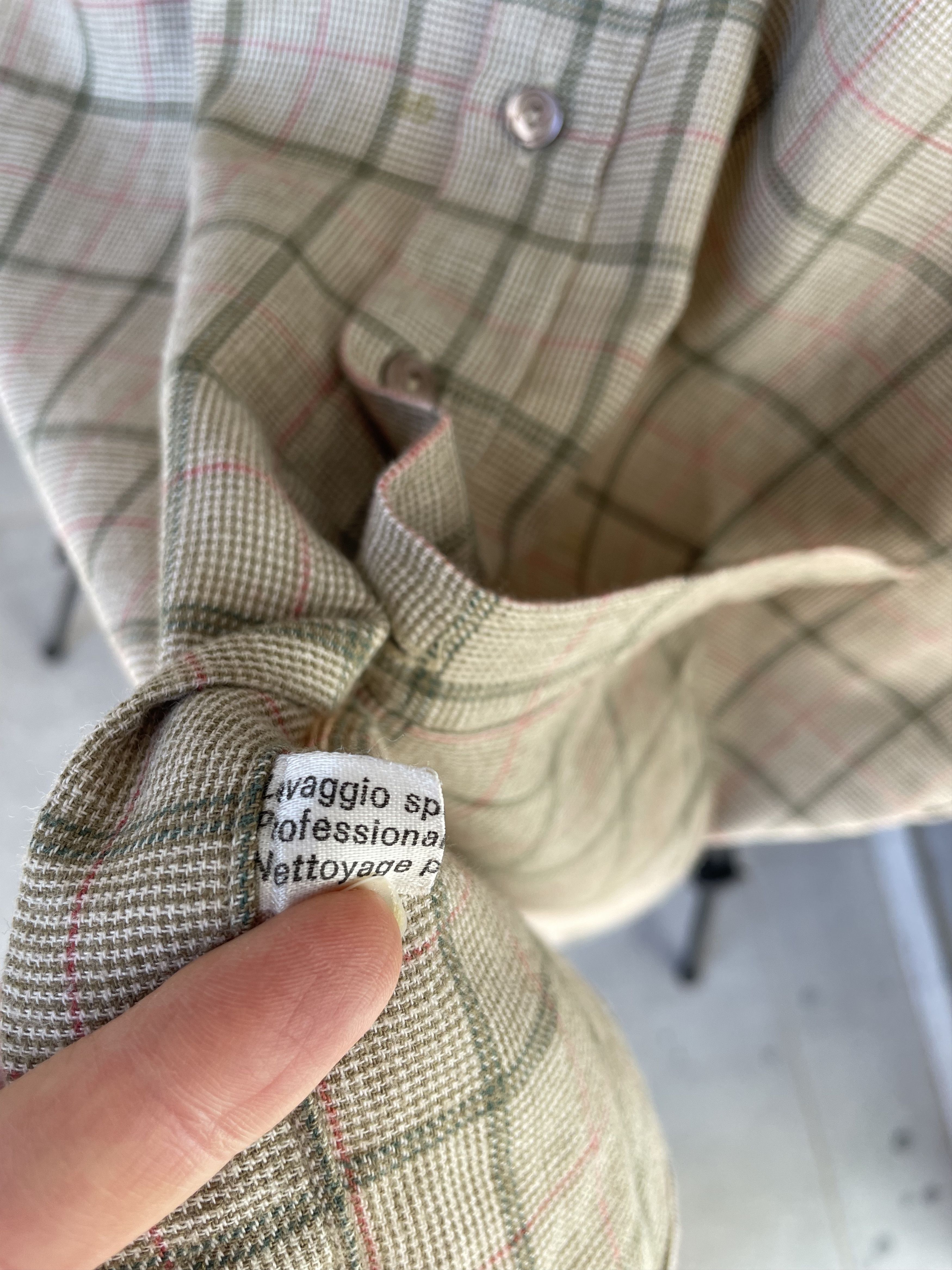 Gucci × Tom Ford × Vintage Gucci Shirt Check Monogram Vintage Men 1970s Size US S / EU 44-46 / 1 - 12 Thumbnail