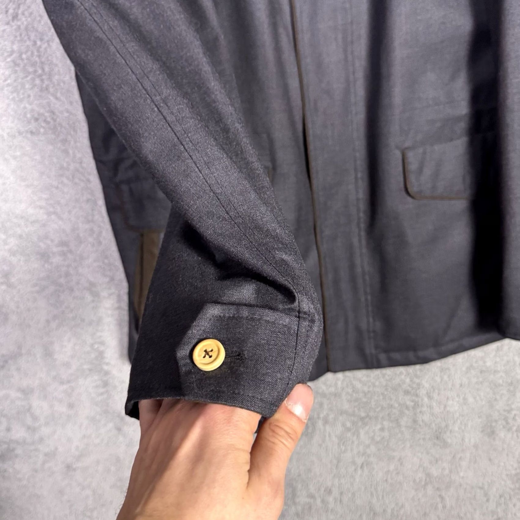 Johnston & Murphy Johnston & Murphy Jacket Mens L Wool Full Zip Lined Insulated Coat Waist Cinch Size US L / EU 52-54 / 3 - 6 Thumbnail