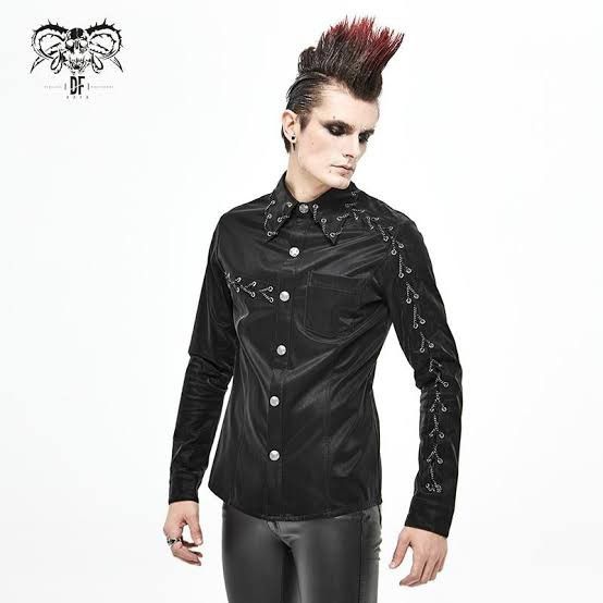 14th Addiction × KMRii × Yasuyuki Ishii Japanese gothic style punk lace button shirts Size US M / EU 48-50 / 2 - 2 Thumbnail