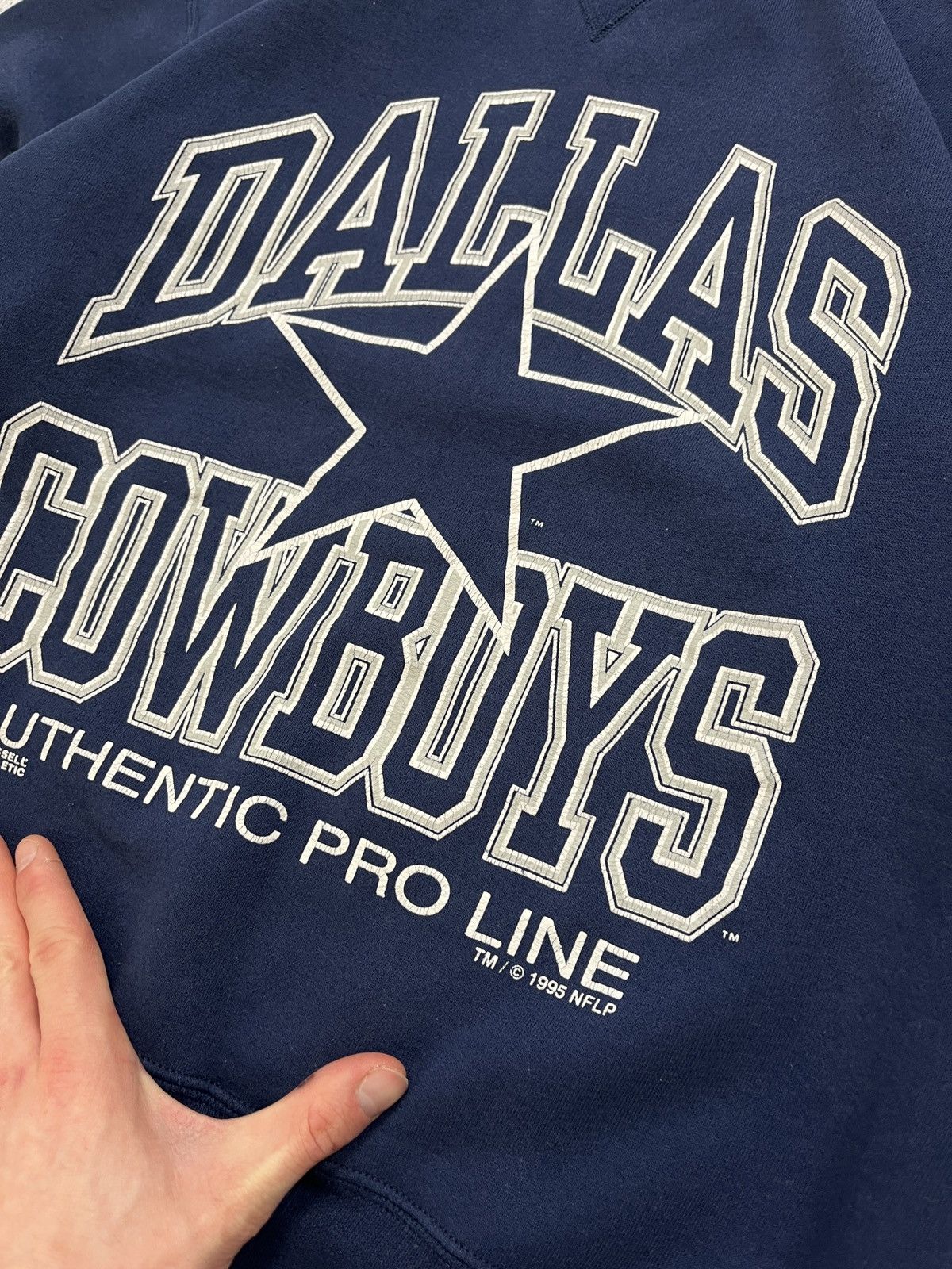 Russell Athletic × Vintage Vintage 1995 Russel Athletic Dallas Cowboys Sweatshirt Boxy Size US M / EU 48-50 / 2 - 7 Thumbnail