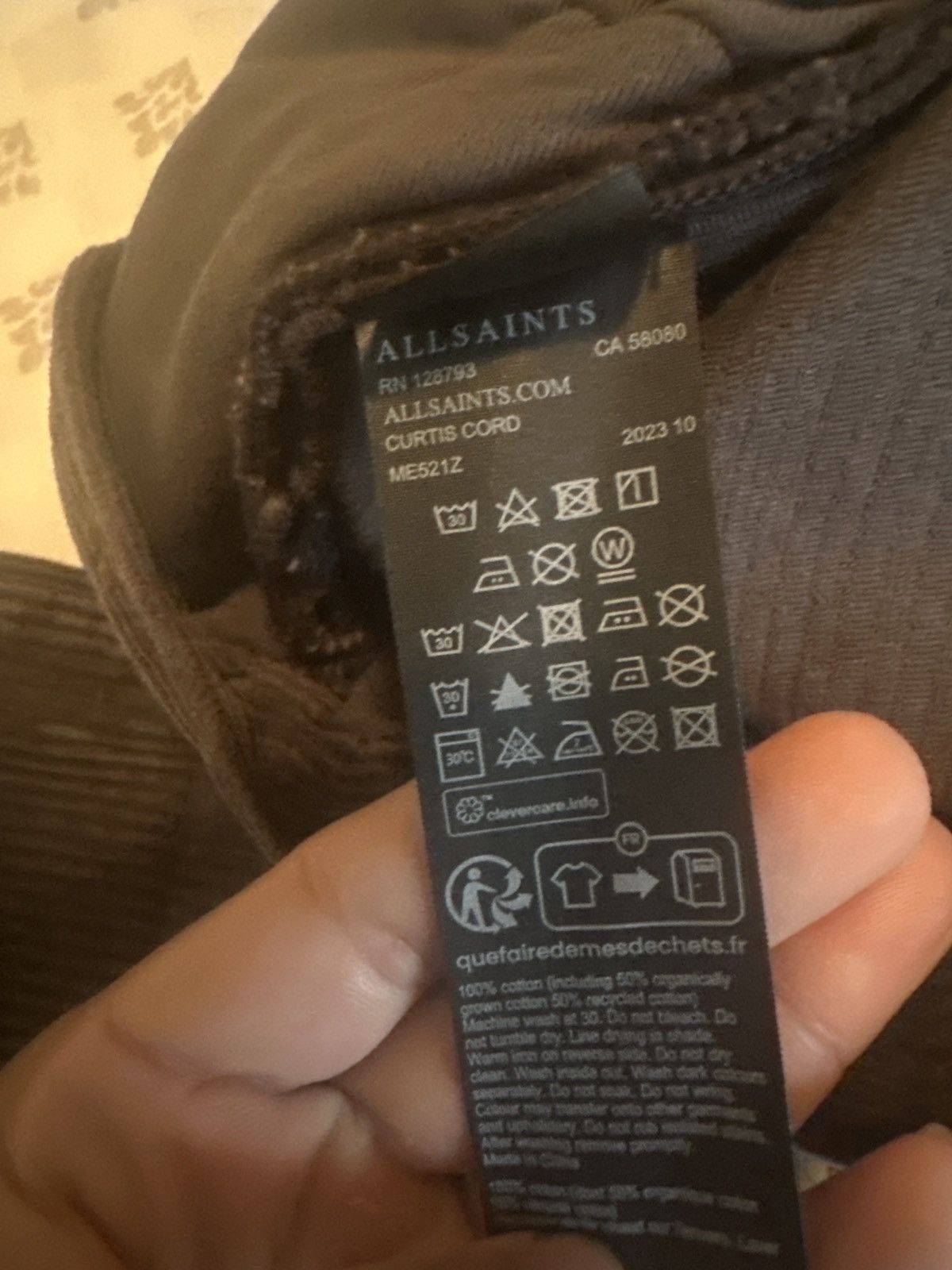 Allsaints Allsaints Curtis Pants Size US 32 / EU 48 - 6 Thumbnail