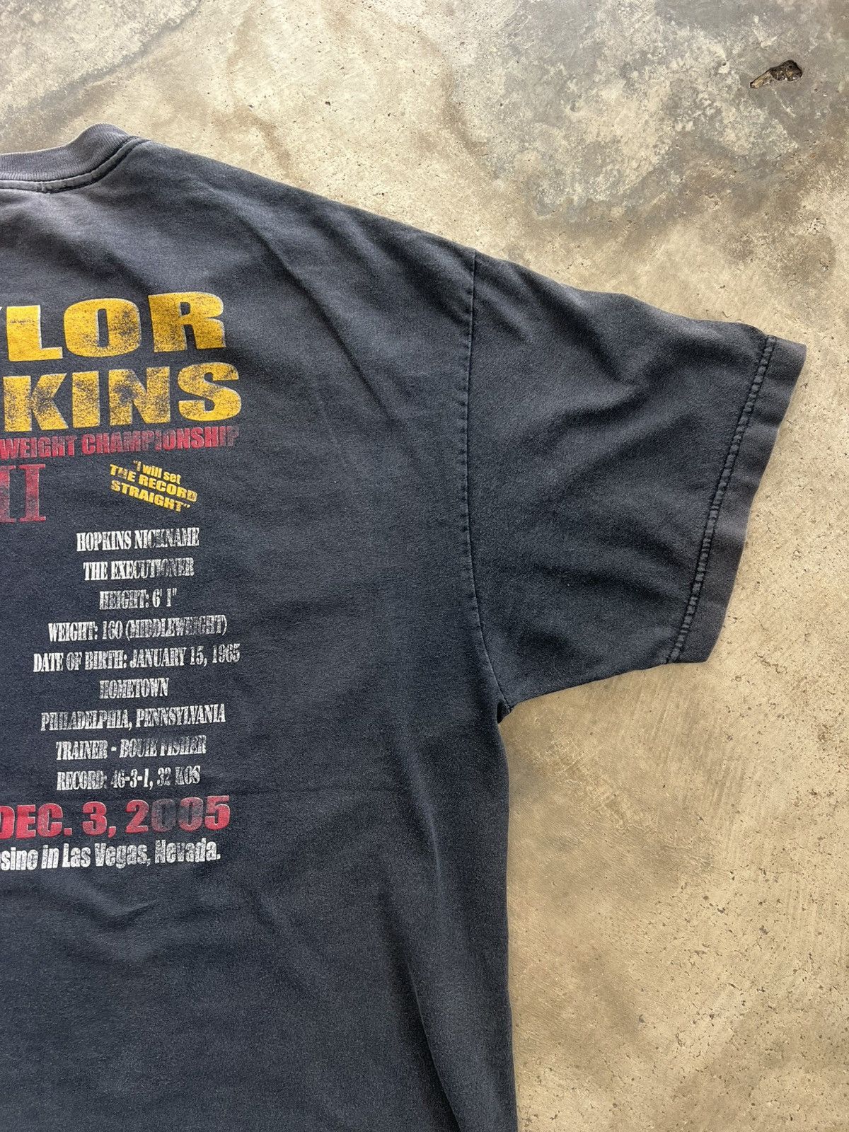 Rap Tees Vintage Rare Taylor vs Hopkins Rap Tee Boxing WBC XXL Size US XXL / EU 58 / 5 - 14 Thumbnail