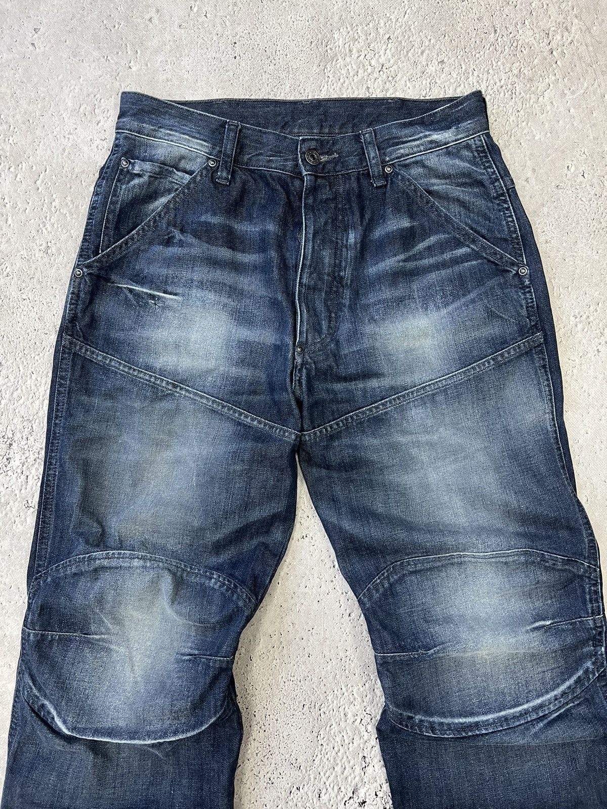 G-Star × Japanese Brand Vintage pants G Star Raw y2k denim flared baggy Cargo Size US 31 - 5 Thumbnail