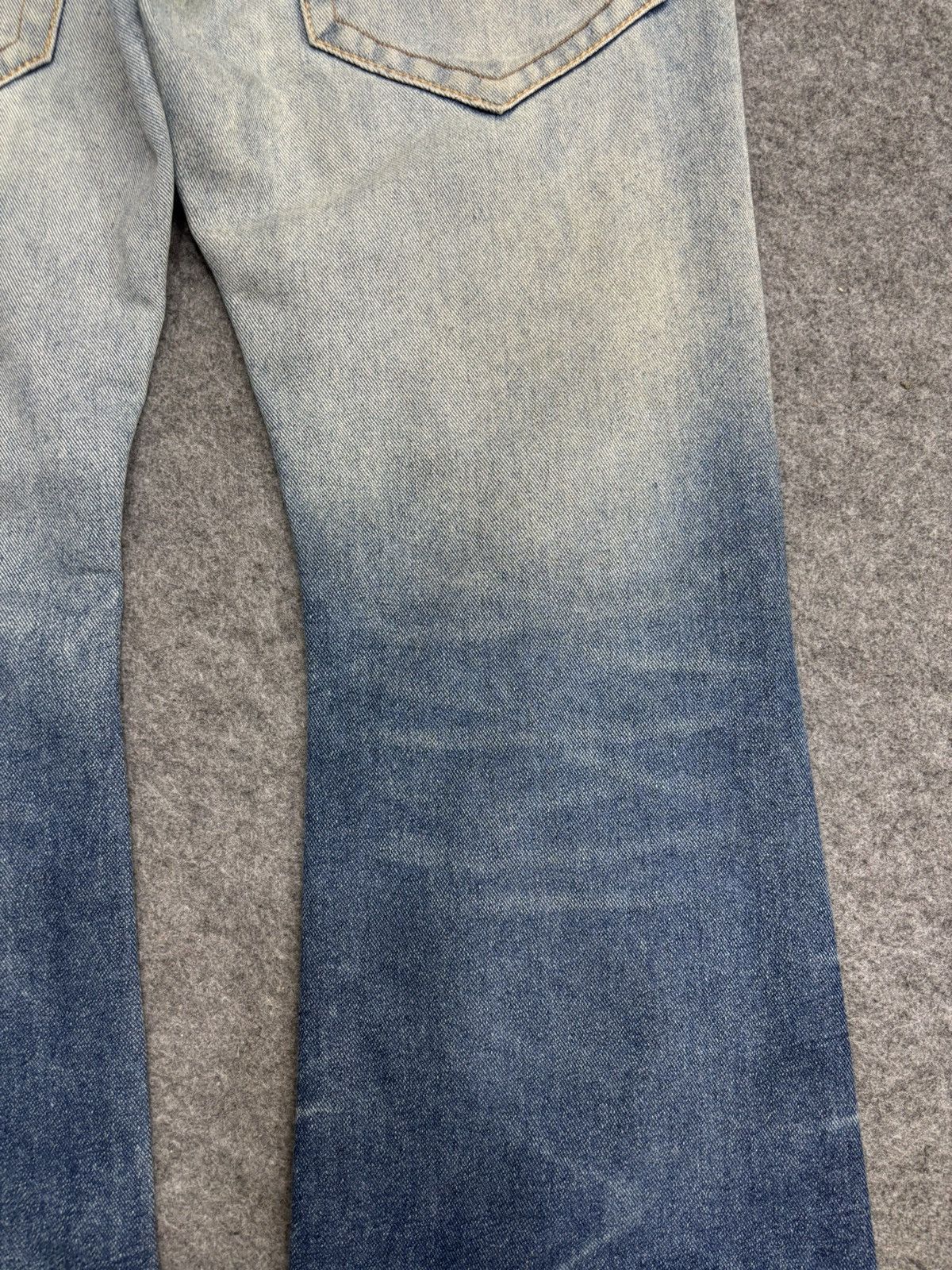 Seditionaries 💥Sick Super Flare Patchwork💥Icom Distressed Denim F596 Size US 34 / EU 50 - 15 Thumbnail