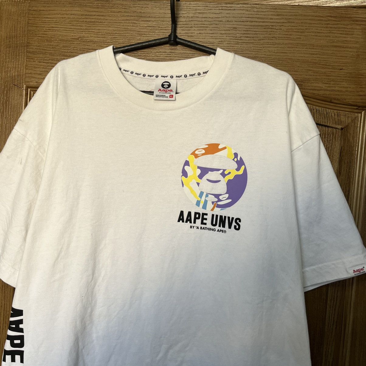 Aape Aape Bape circle logo t-shirt tee big logo Size US XL / EU 56 / 4 - 5 Thumbnail